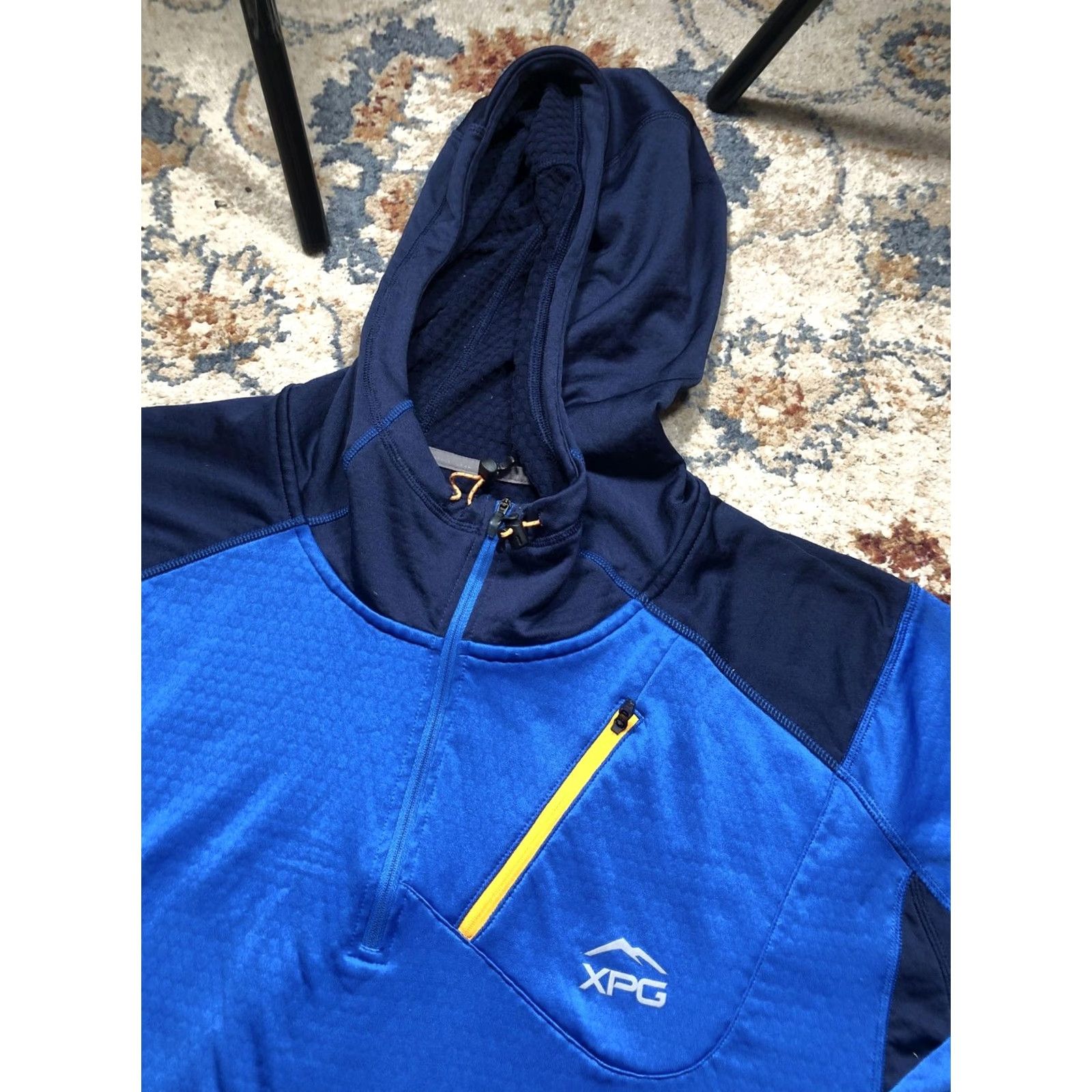 Vintage Cabela's XPG Hoodie Mens 3XL Blue 1/4 Zip Moisture Wicking Fleece Pullover Size US XXL / EU 58 / 5 - 6 Thumbnail