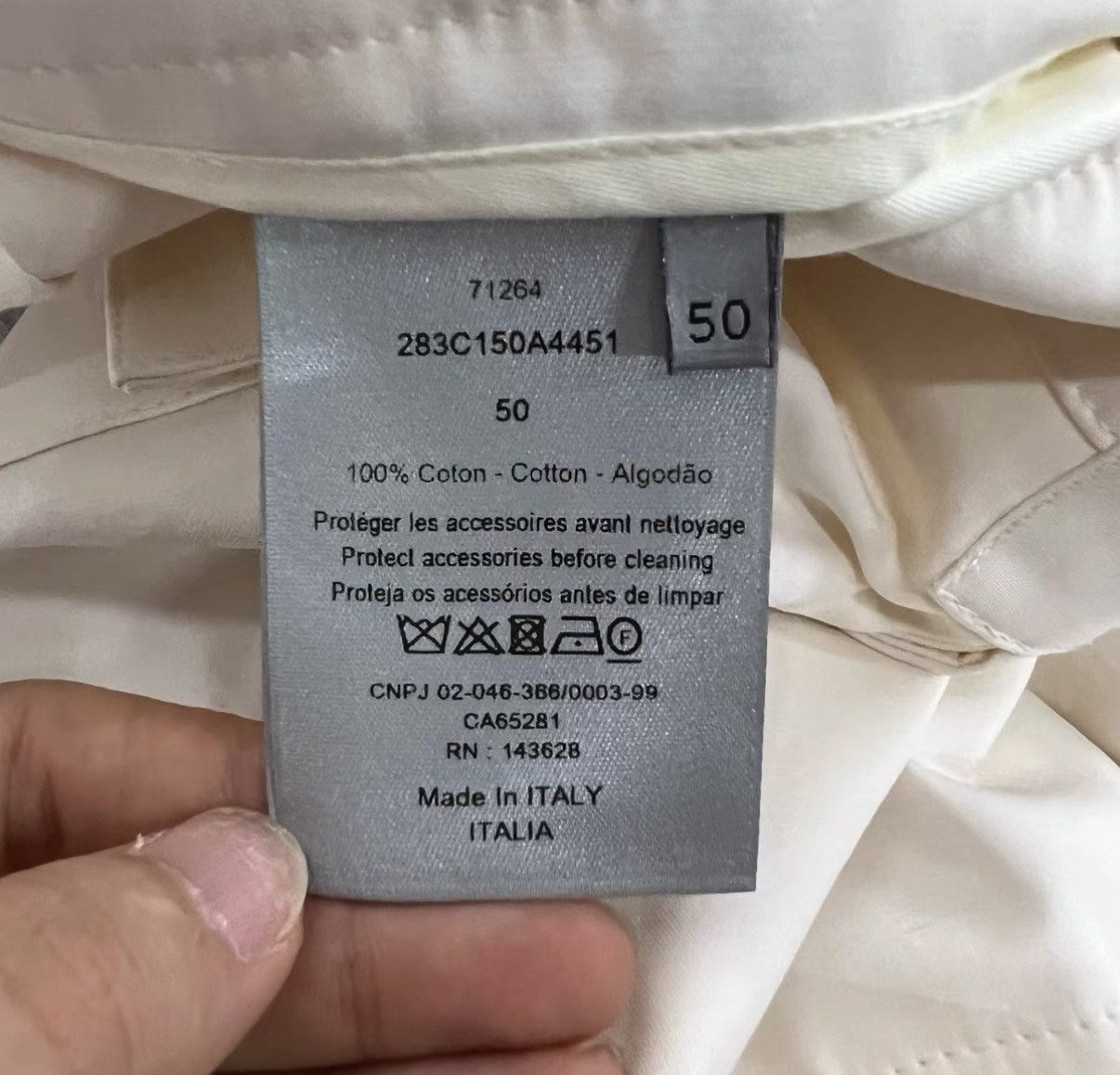 Dior Dior Off-White Buckle Cargo Shorts J41 Size 36" / US 14 / IT 50 - 4 Thumbnail