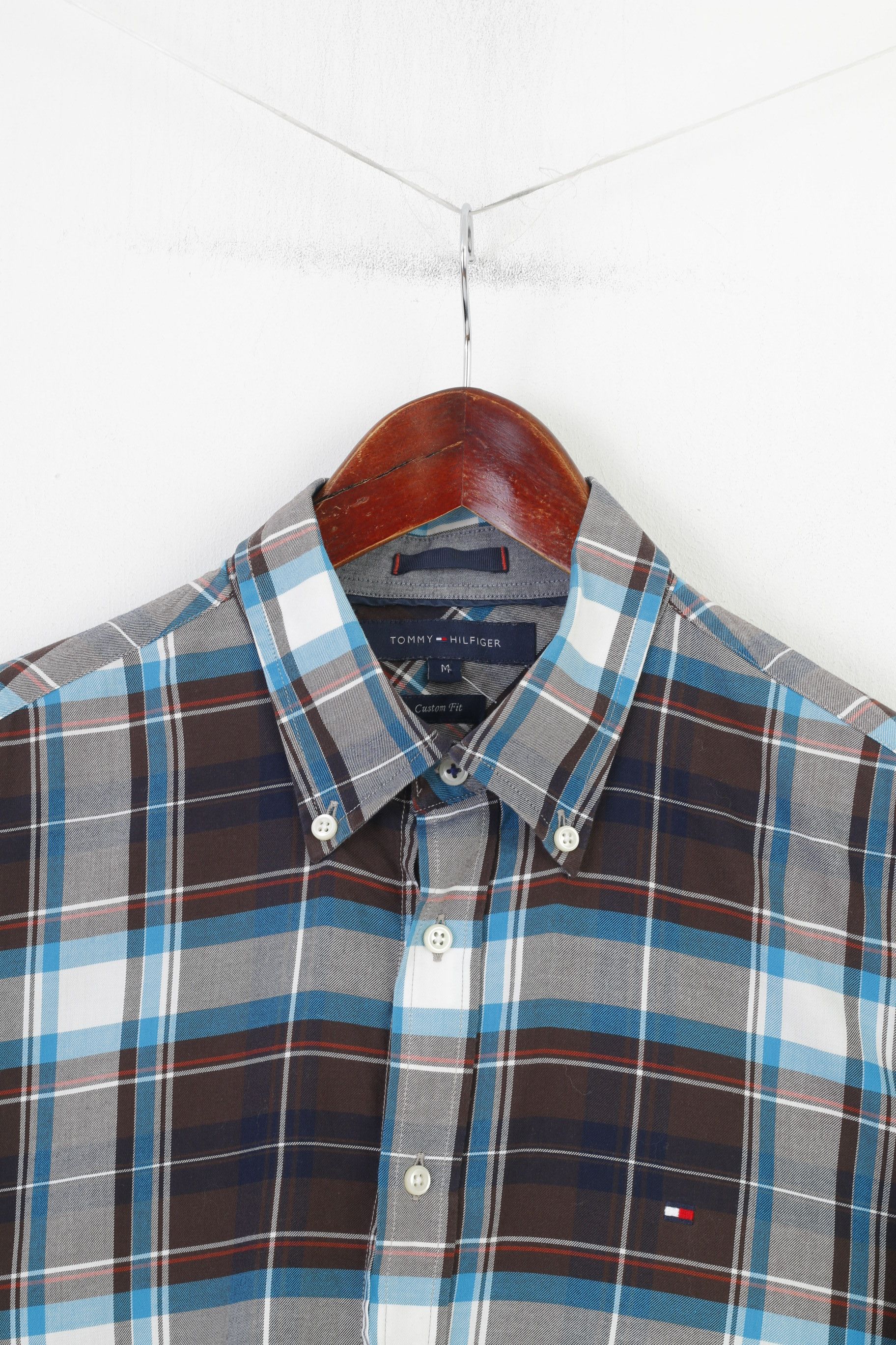 Tommy Hilfiger Tommy Hilfiger Men M Casual Shirt Navy Checkered Custom 4201 Size US M / EU 48-50 / 2 - 3 Thumbnail