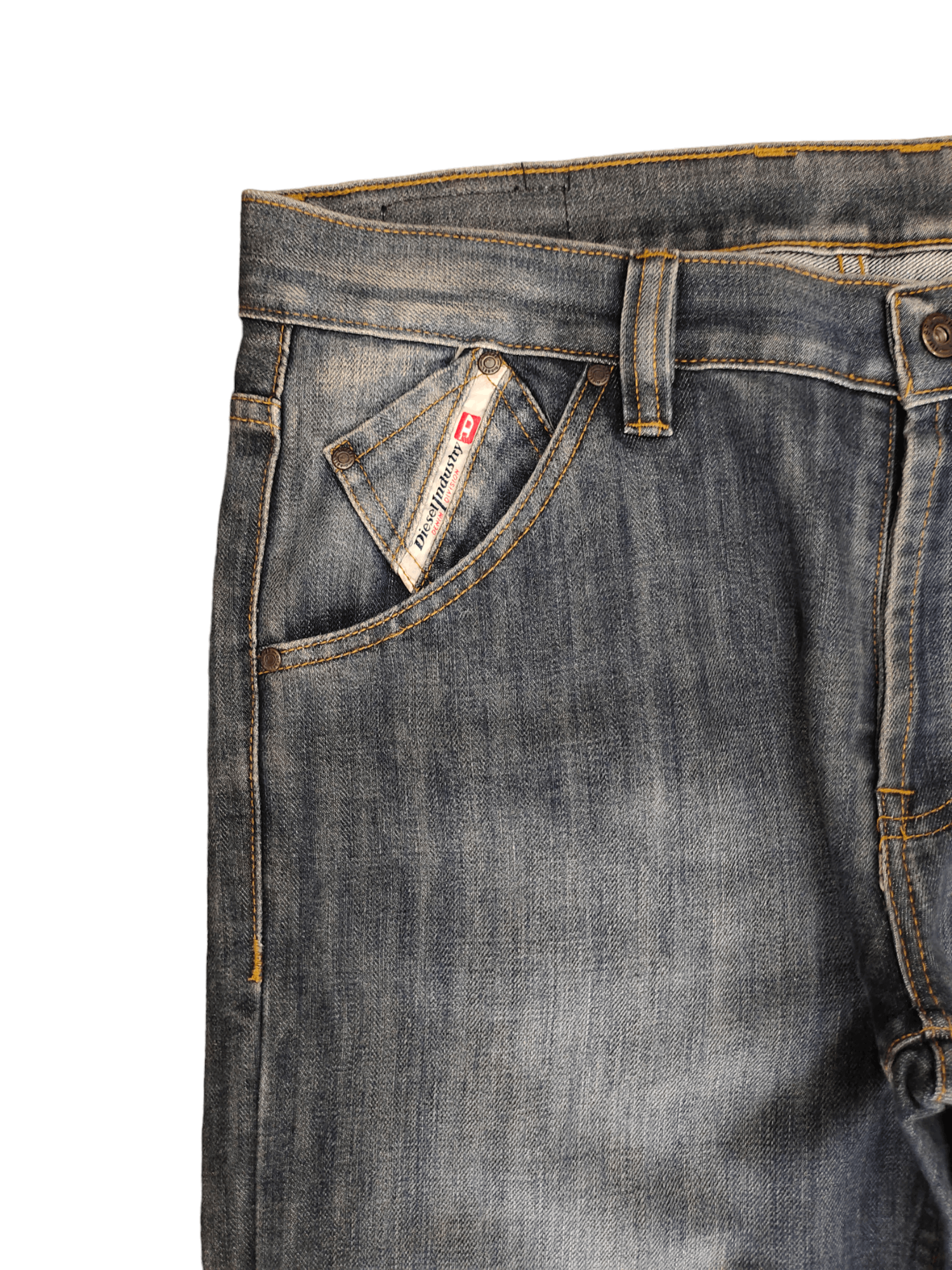 Diesel Vintage Y2k Diesel D Logo Embroidered Loose Denim Pants Size US 36 / EU 52 - 10 Thumbnail