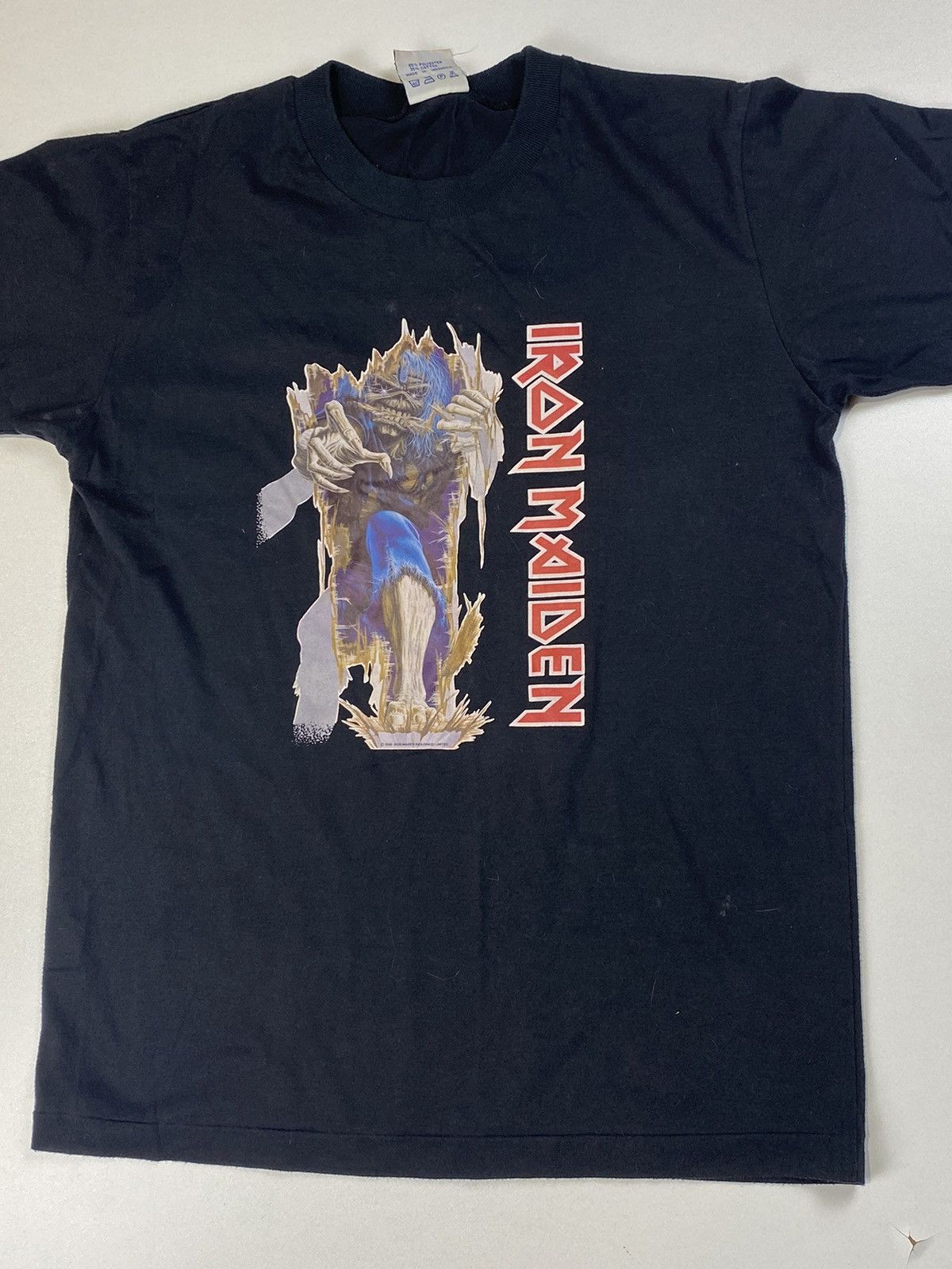 Band Tees × Vintage Vintage 1986 Iron Maiden Band Tee - M Size US M / EU 48-50 / 2 - 1 Thumbnail
