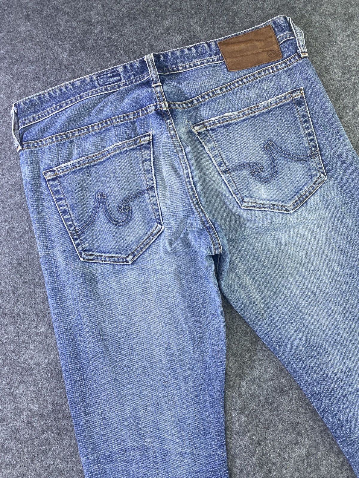 AG Adriano Goldschmied × Japanese Brand AG Adriano Goldschmied Blue Wash Denim - J941 Size 32" / US 10 / IT 46 - 15 Thumbnail
