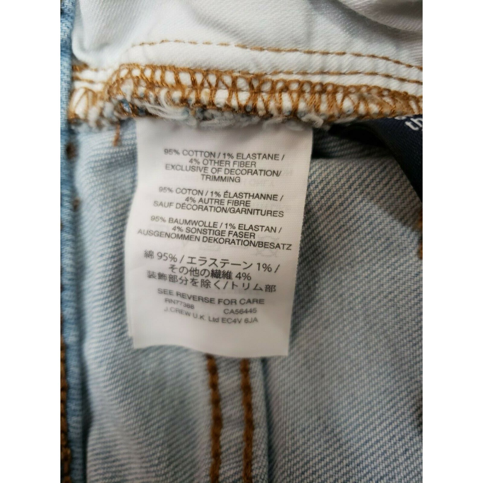 Madewell Madewell High Rise Front Edition Distressed Raw Frayed hems Size 28" / US 6 / IT 42 - 7 Thumbnail