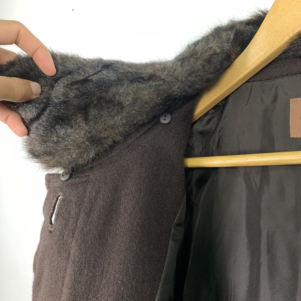 Japanese Brand × Vintage Vintage Japanese Brand Wool Coat Jacket Size US XL / EU 56 / 4 - 14 Thumbnail
