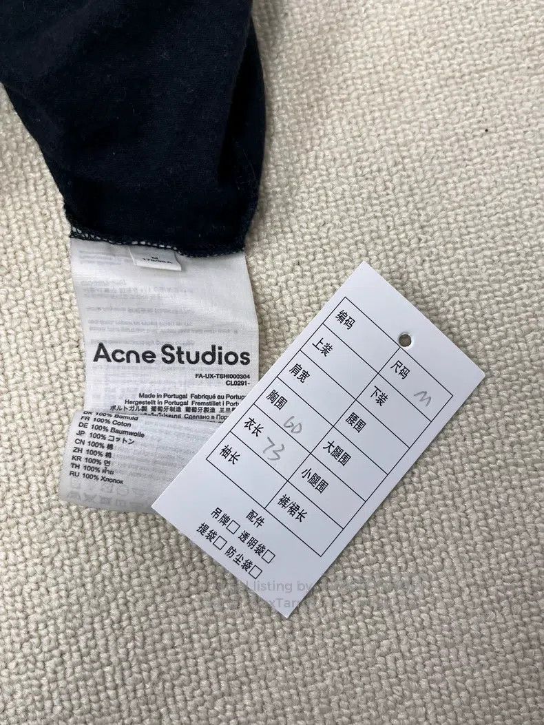 Acne Studios Acne Studios Face Expression Bear Print Crewneck Short Sle Size US M / EU 48-50 / 2 - 4 Thumbnail