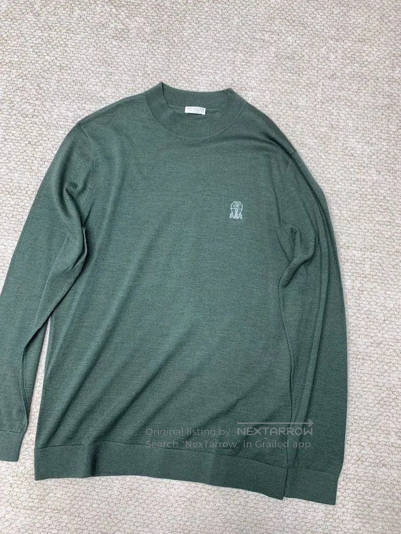 Brunello Cucinelli Brunello Cucinelli Lion Logo Wool Silk Sweater. Size US M / EU 48-50 / 2 - 8 Thumbnail
