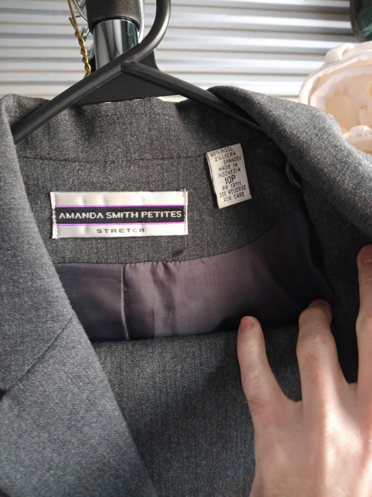 Designer BICE Women's Gray Suit Set - Size 10 Size L / US 10 / IT 46 - 5 Thumbnail