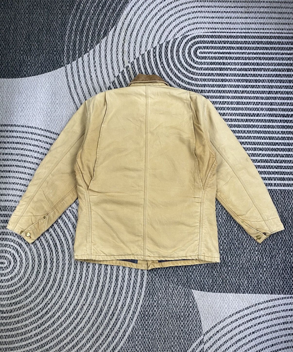 Carhartt 🔥80s Vintage Carhartt Michigan Sun Faded Workwear Jacket Size US L / EU 52-54 / 3 - 2 Thumbnail