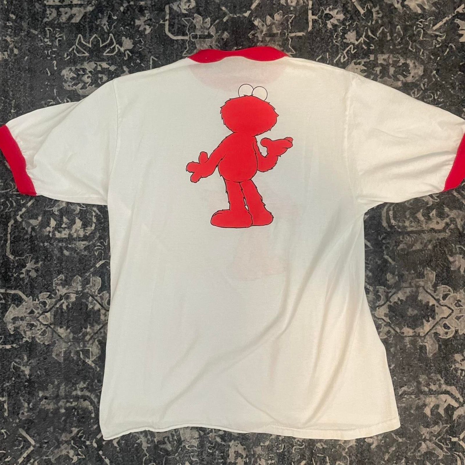 Changes 1985 vintage Elmo Sesame Street Changes tag ringer tee large Size US L / EU 52-54 / 3 - 4 Thumbnail