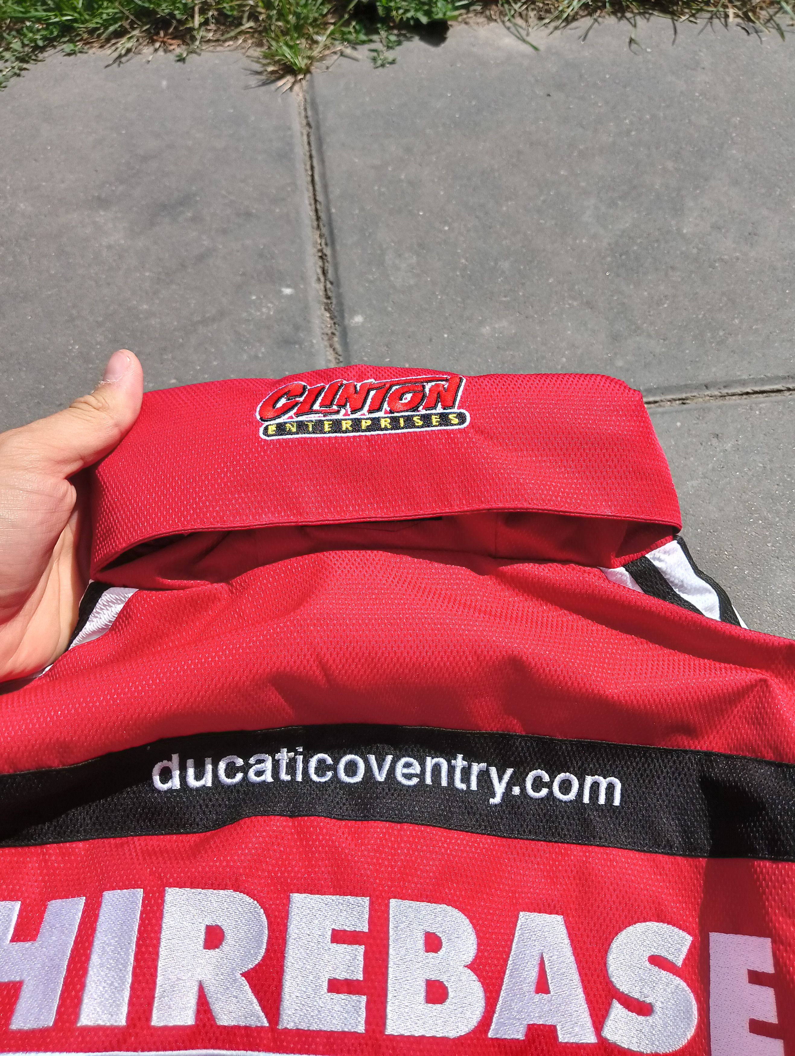 Vintage Ducati jacket Clinton sponsors Size US XS / EU 42 / 0 - 6 Thumbnail