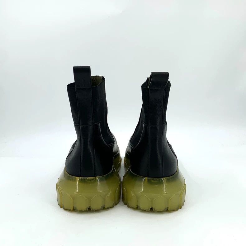 Rick Owens Rick Owens Black Leather Chunky Chelsea Boots-2508 Size US 10 / EU 43 - 4 Thumbnail