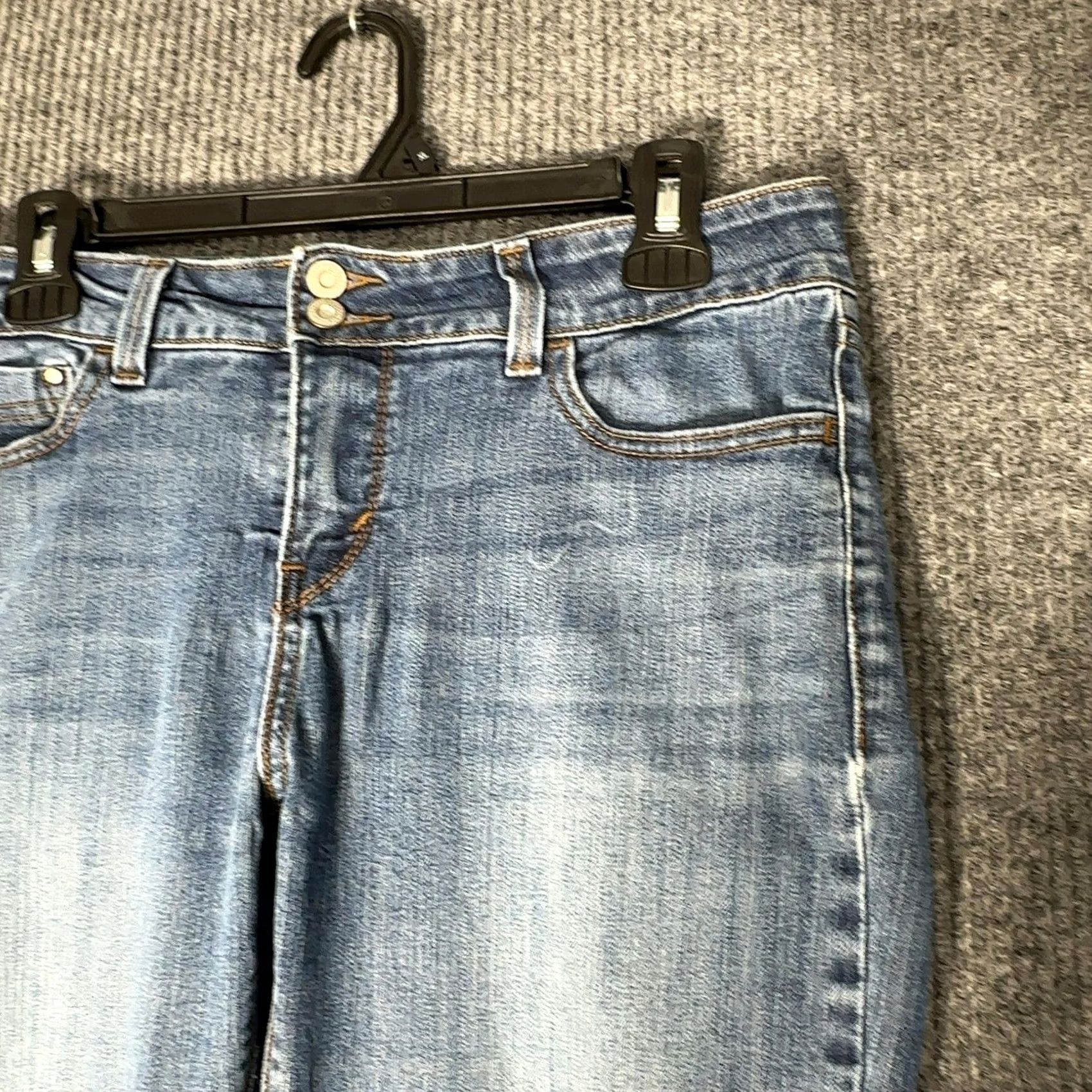 Levi's Levi's 526 Slender Boot Jeans Womens 8 Blue Bootcut Mid Rise Stretch 5-Pocket Denim Size 30" / US 8 / IT 44 - 2 Thumbnail
