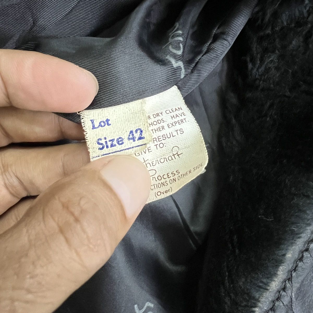 Schott 💥 1970s SCHOTT TYPE A-2 TOPGUN BLACK LEATHER JACKET Size US L / EU 52-54 / 3 - 15 Thumbnail