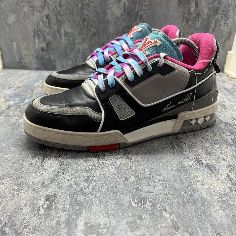 Louis Vuitton Louis Vuitton Colorful Low-Top Trainer Sneakers 0079 Size US 9 / IT 39 - 1 Thumbnail
