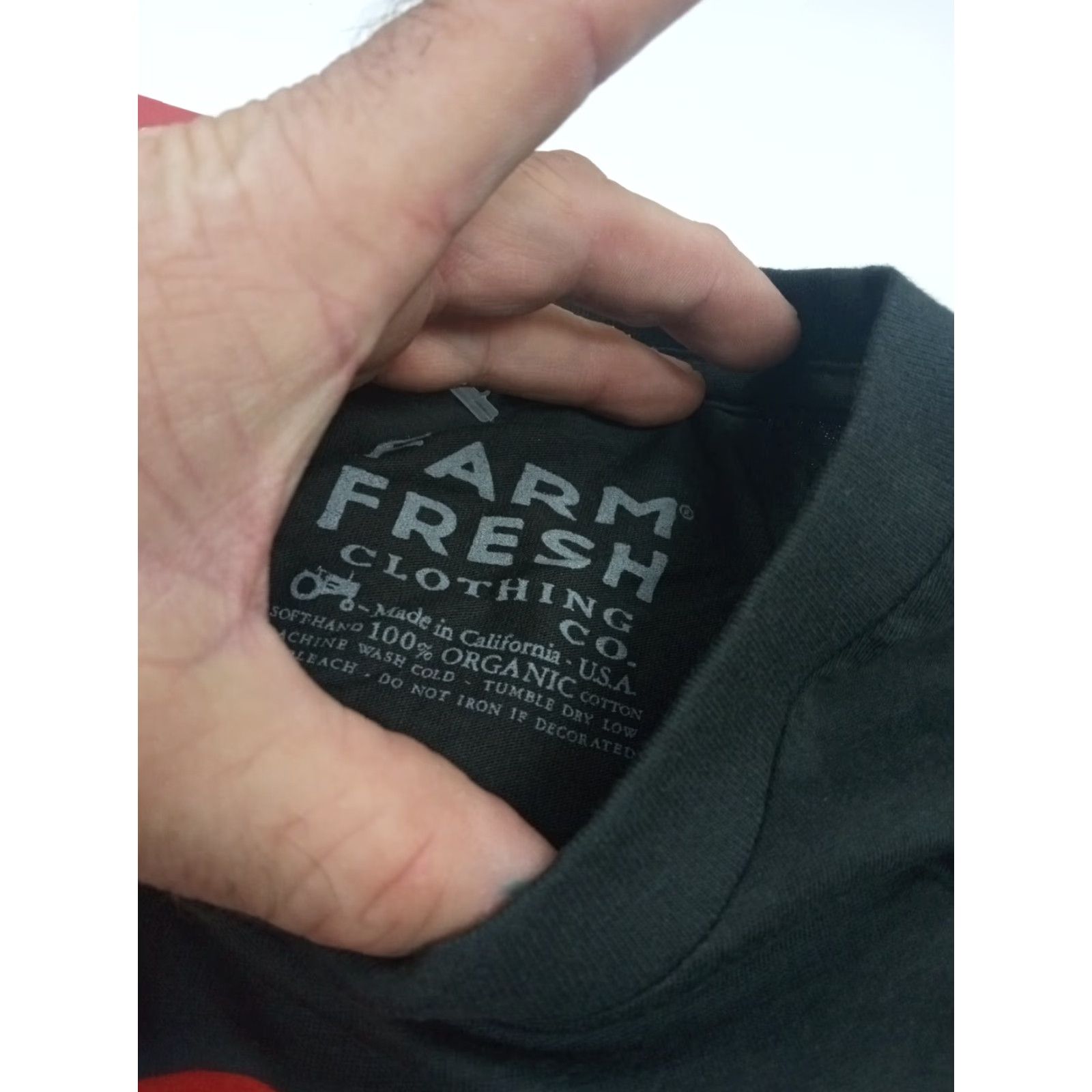 Vintage FARM FRESH T-Shirt Women M Gray USA Organic Cotton Love Within SS TShirt New Tags 36" Chest Size M / US 6-8 / IT 42-44 - 5 Thumbnail