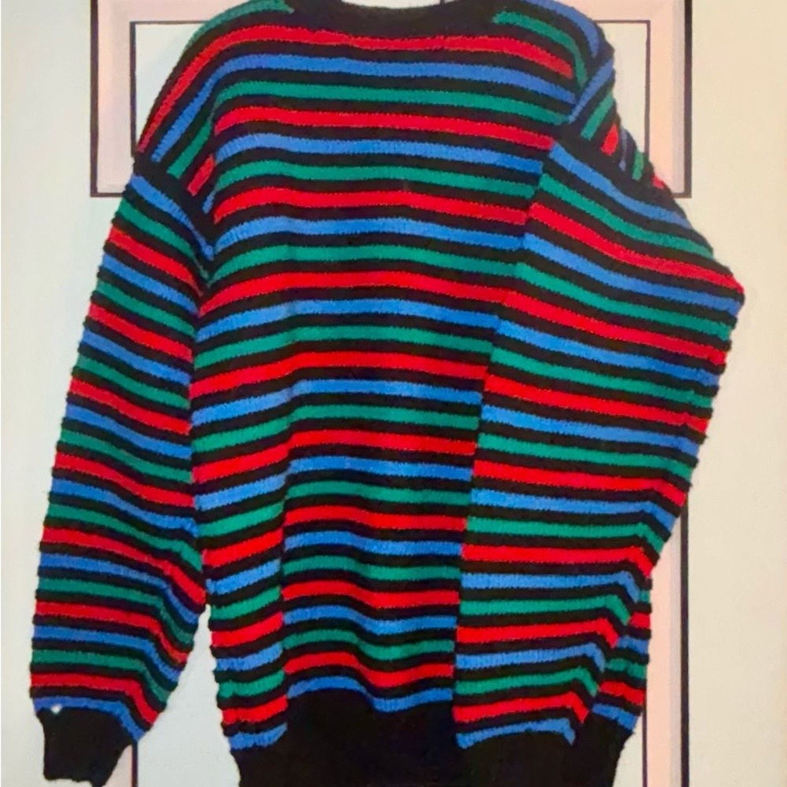 Handmade Handmade Oversized Chunky Knit Sweater Sz XL Size XL / US 12-14 / IT 48-50 - 5 Thumbnail