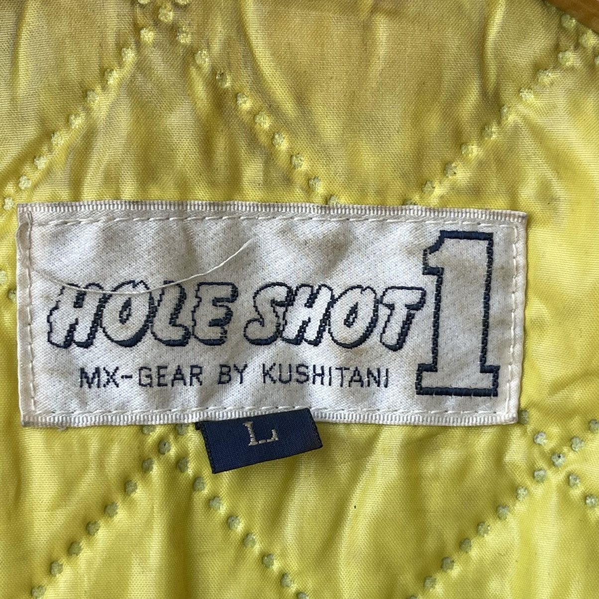 Helmut Lang Vintage 80s Astro Kushitani "Hole Shot" Racing Jacket Size US L / EU 52-54 / 3 - 12 Thumbnail