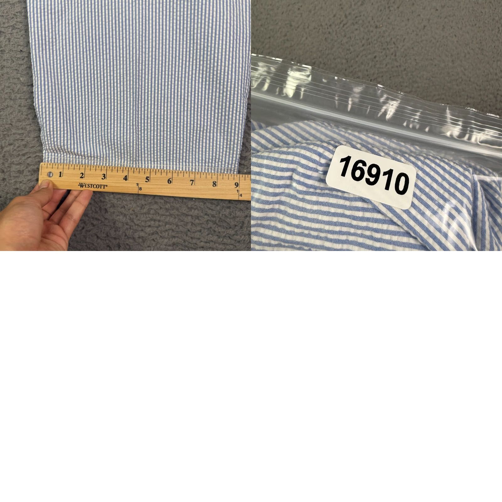Polo Ralph Lauren Vintage Polo Ralph Lauren Seersucker Pants Mens 40x30 Blue Striped Pleated Size US L / EU 52-54 / 3 - 8 Thumbnail