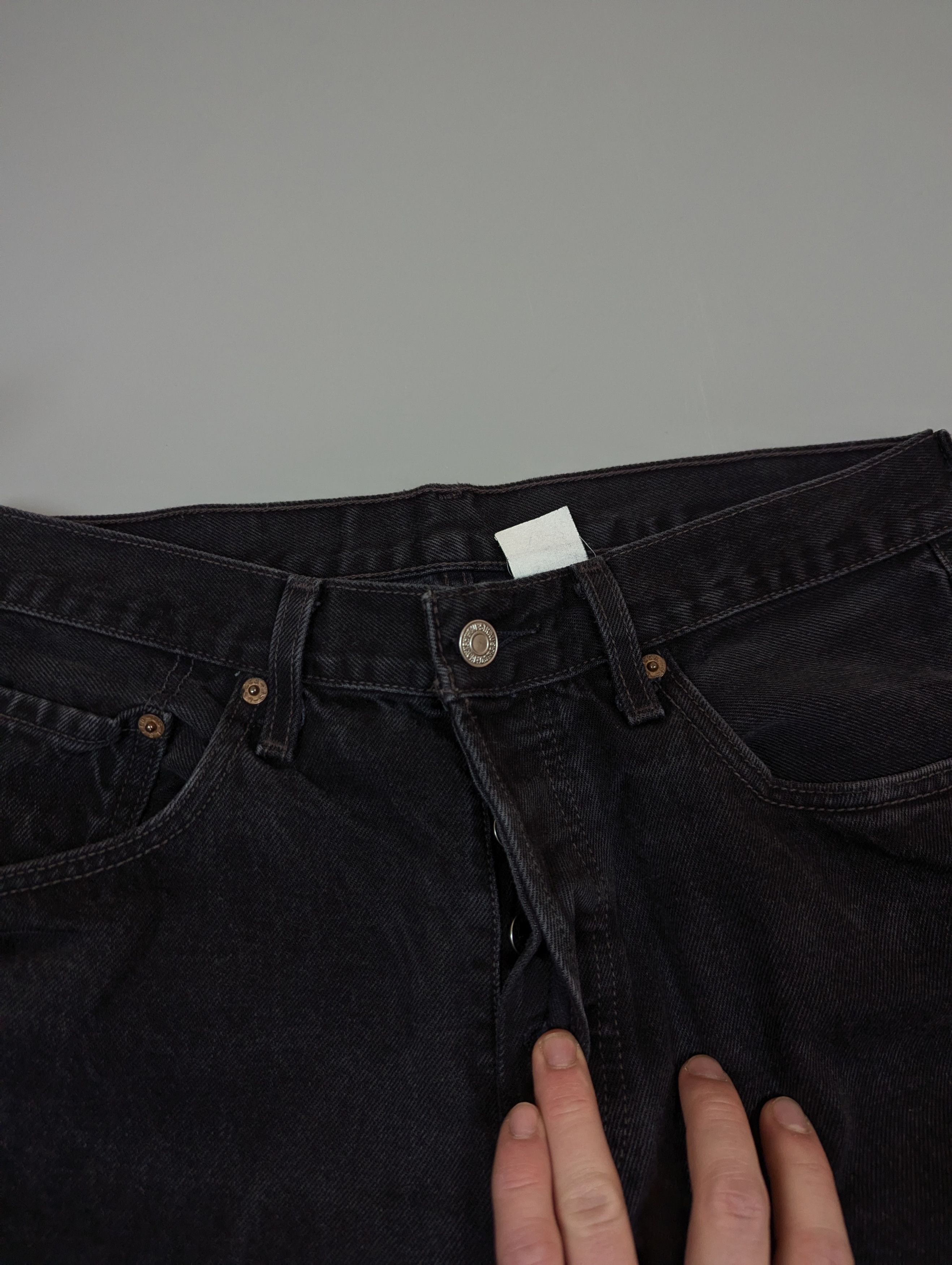 Levi's Vintage Levi's 501 Black Distressed Jeans W31 L34 Faded Size US 31 - 8 Thumbnail