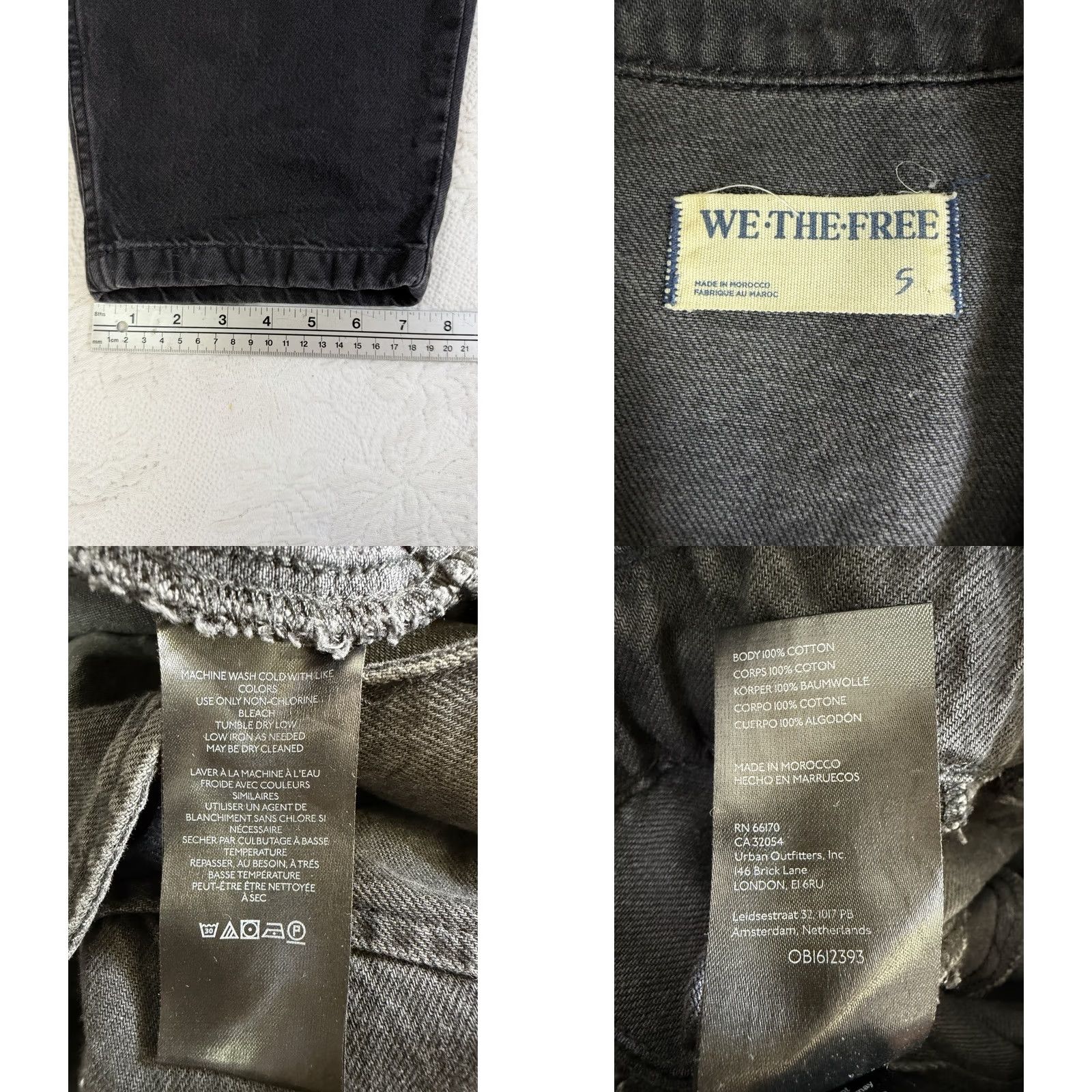 Vintage We The Free Jumpsuit Womens S Black People Marci Denim Women Size Glory Size 28" / US 6 / IT 42 - 8 Thumbnail