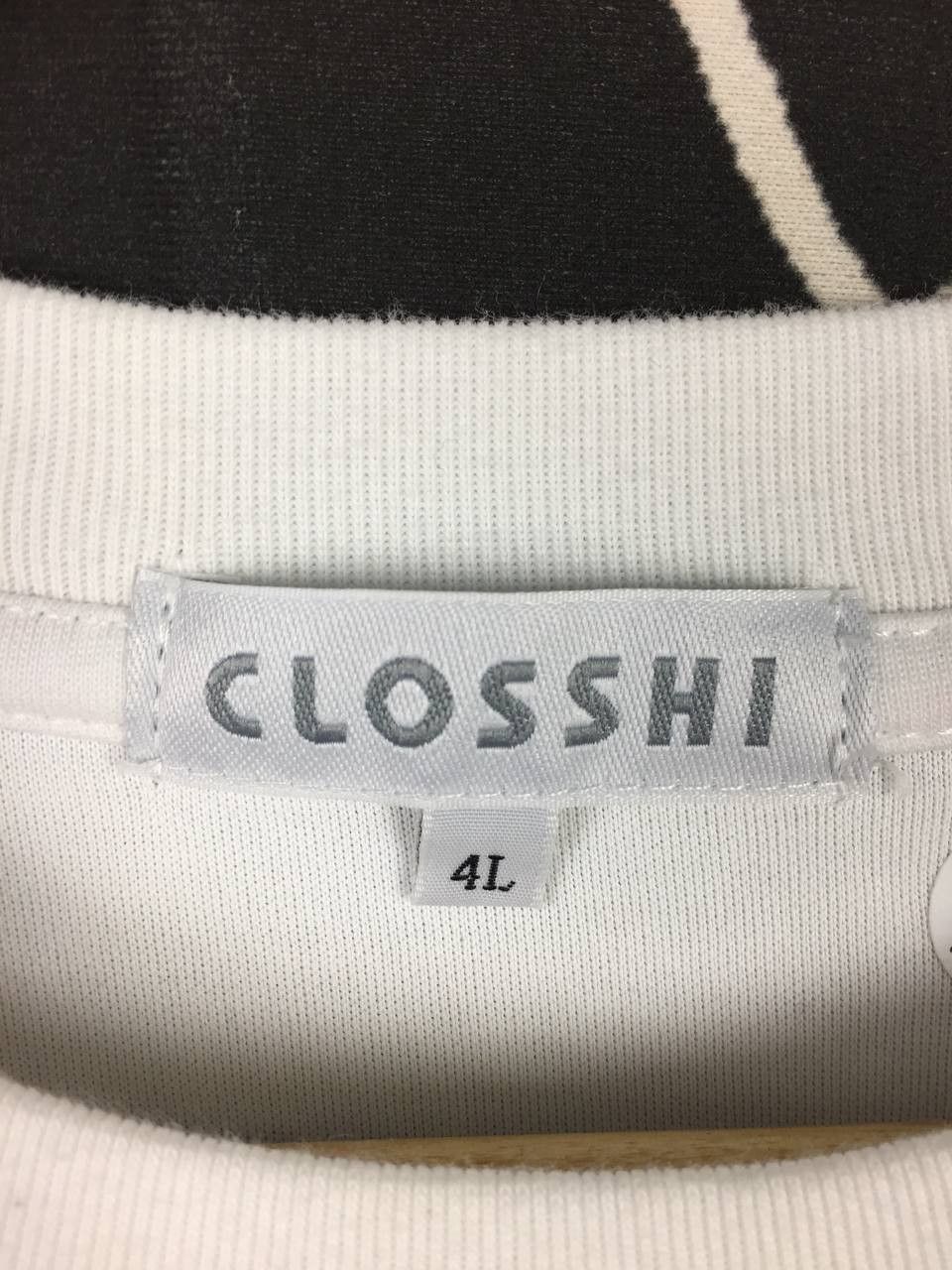 Japanese Brand CLOSSHI Japanese Brand Basic White Plain Casual Tee Size US XXL / EU 58 / 5 - 13 Thumbnail