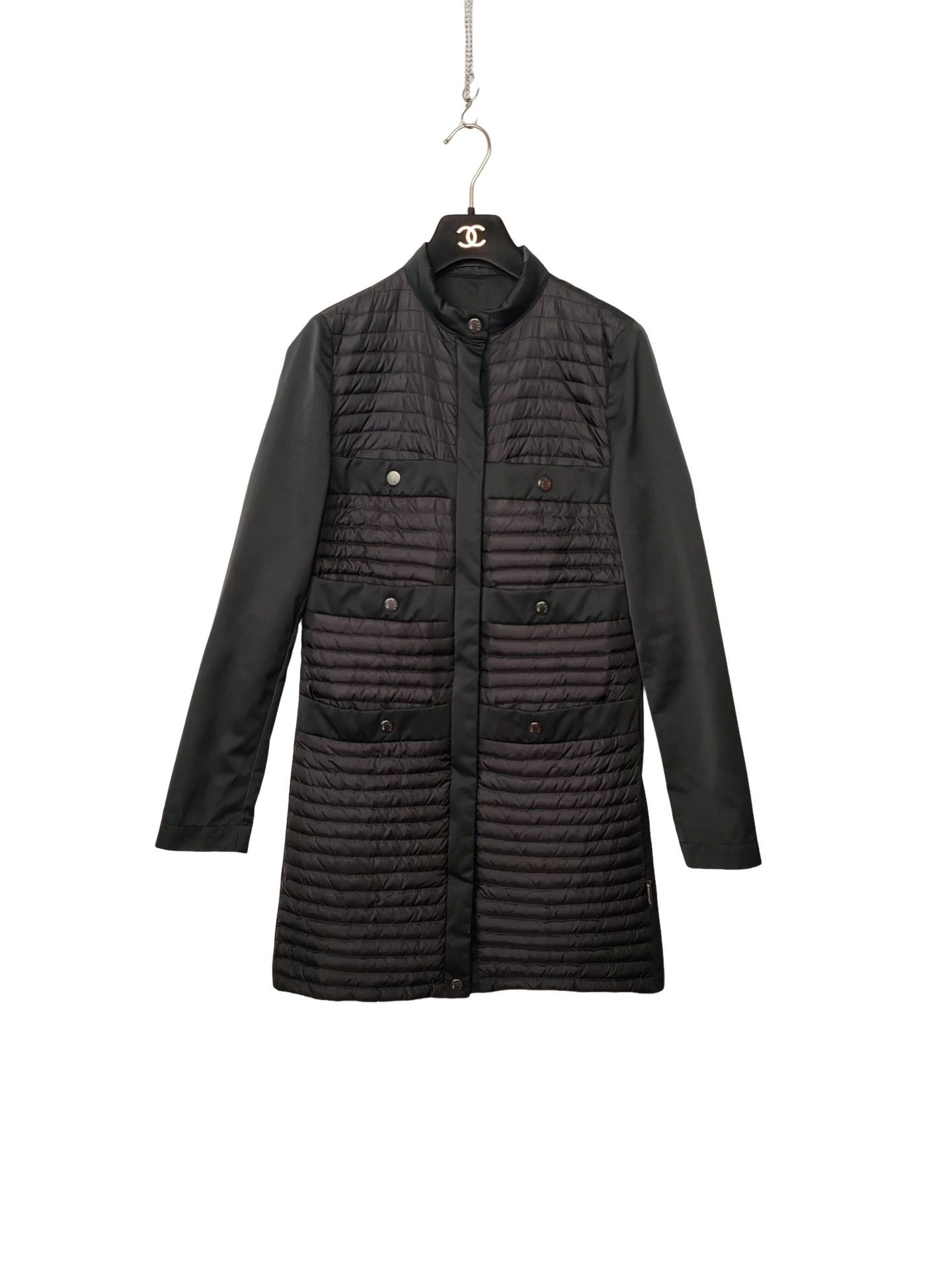 Moncler Moncler Quilted Panel Coat Size 00 Size XS / US 0-2 / IT 36-38 - 1 Thumbnail