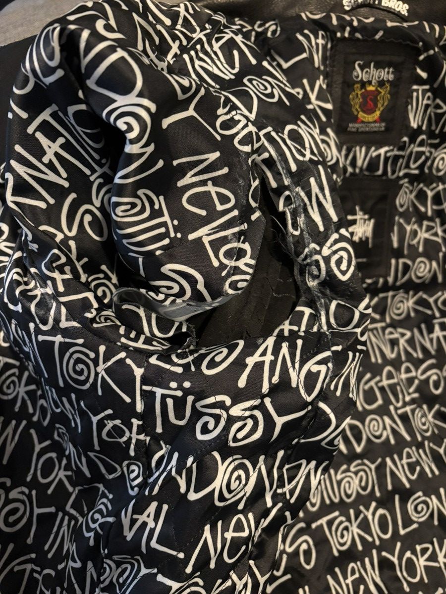 Stussy RARE STUSSY X SCHOTT NYC 2014 CLASSIC TRUCK JACKET DAMAGED! Size US M / EU 48-50 / 2 - 8 Thumbnail