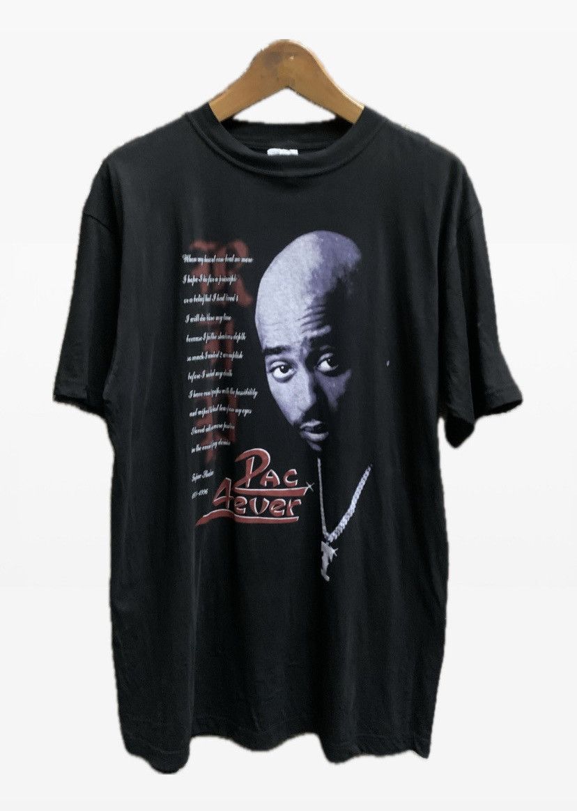 Band Tees Vintage 90s Tupac Shakur Shirt,Rap Tees Size US XL / EU 56 / 4 - 1 Thumbnail