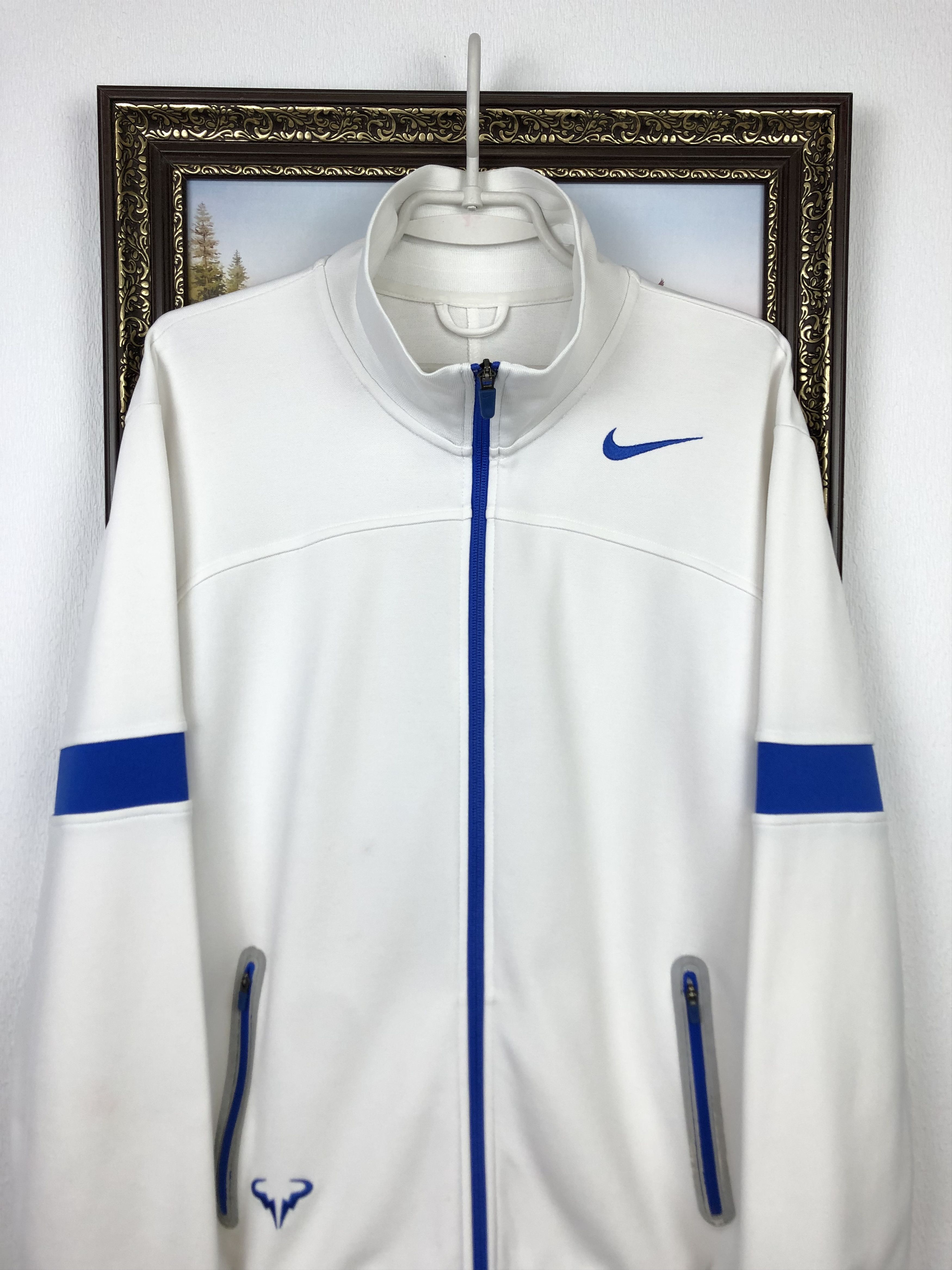 Nike Nike Rafa Nadal Wimbledon 2011 Jacket White Mens Tennis Size US L / EU 52-54 / 3 - 2 Thumbnail