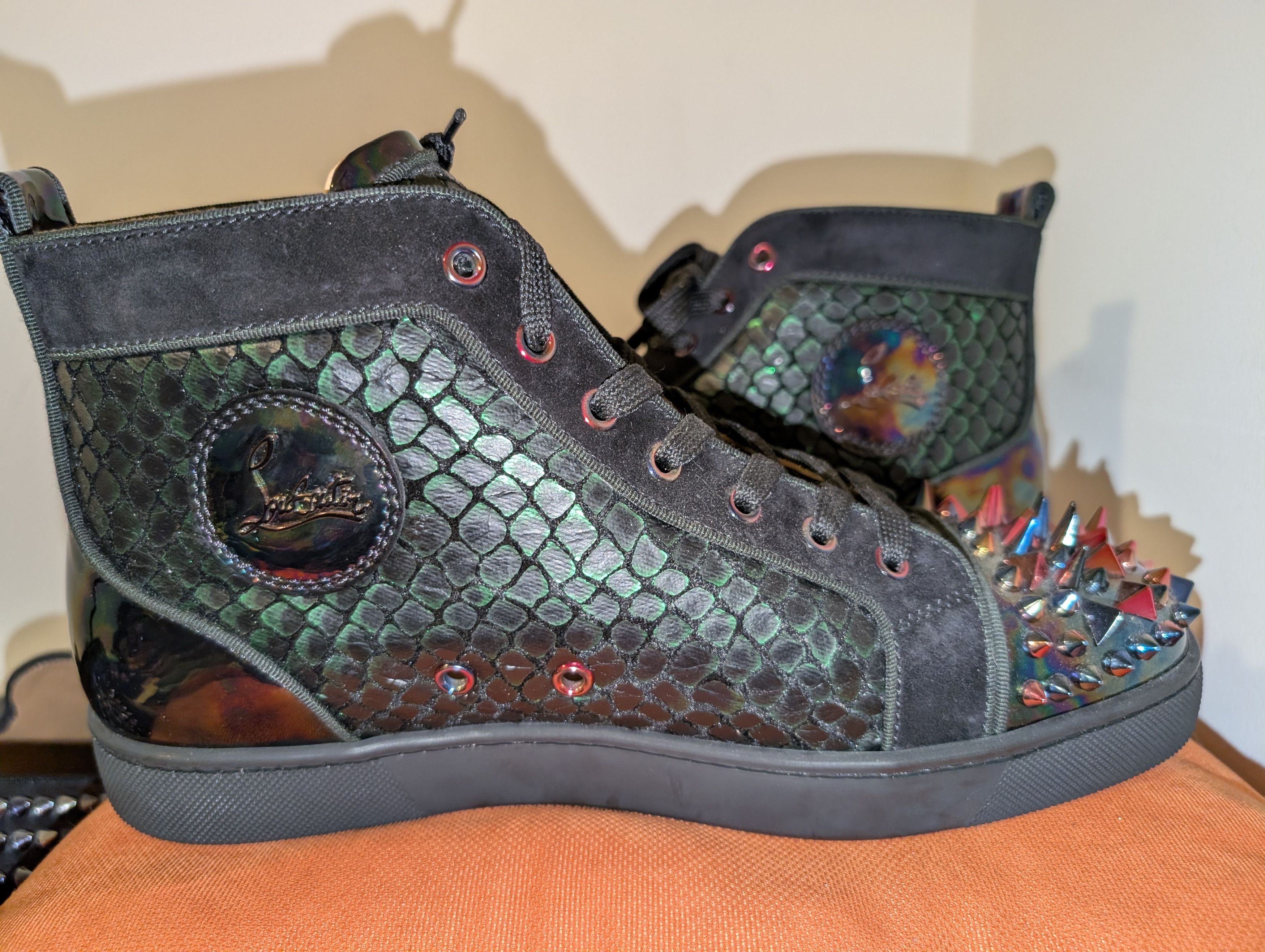 Christian Louboutin CHRISTIAN LOUBOUTIN PIK PIC ORLATTO STELLER PAT 41.5-NEW Size US 8.5 / EU 41-42 - 1 Thumbnail