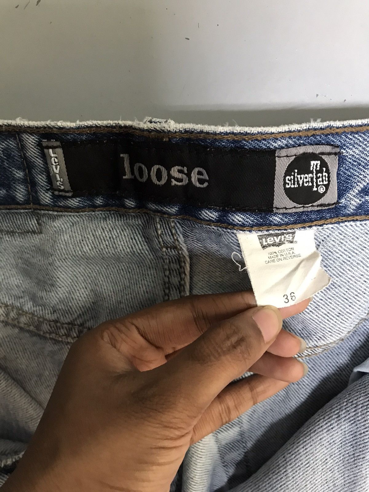 Levi's Vintage Levi’s silver tab jort Size US 38 / EU 54 - 7 Thumbnail