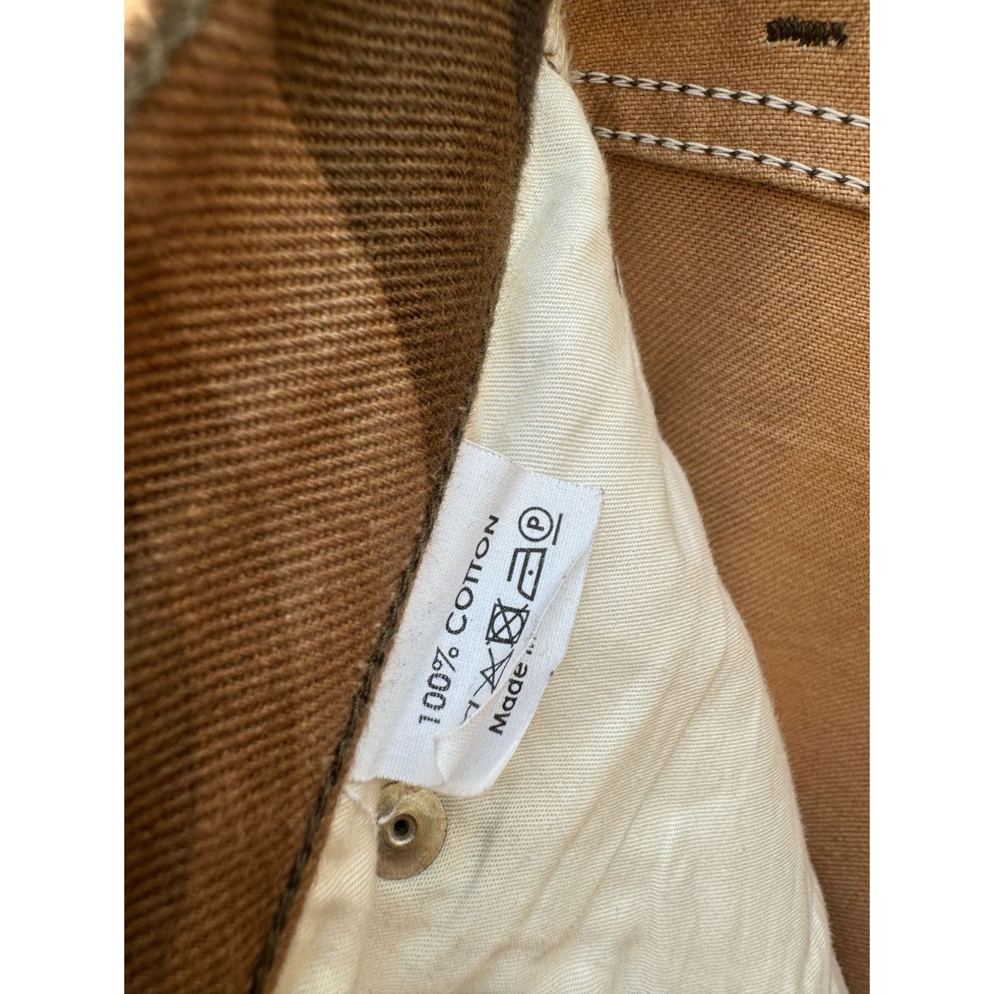 Dries Van Noten X Verner Panton Brown Cotton Wave Pants Size US 30 / EU 46 - 9 Thumbnail