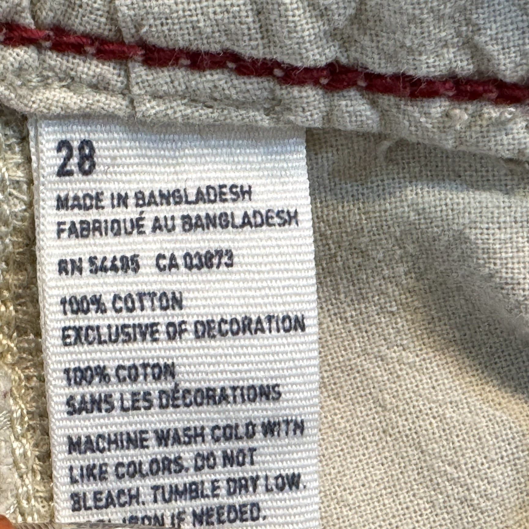 American Eagle Outfitters American Eagle Cargo Shorts Mens Size 28 Light Khaki Tan 100% Cotton Classic Size US 28 / EU 44 - 7 Thumbnail