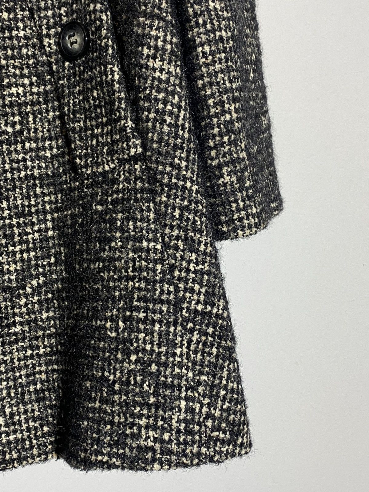 Dolce & Gabbana Dolce Gabbana Vintage Tweed Wool Mohair Coat Leopard Lining Size L / US 10 / IT 46 - 6 Thumbnail