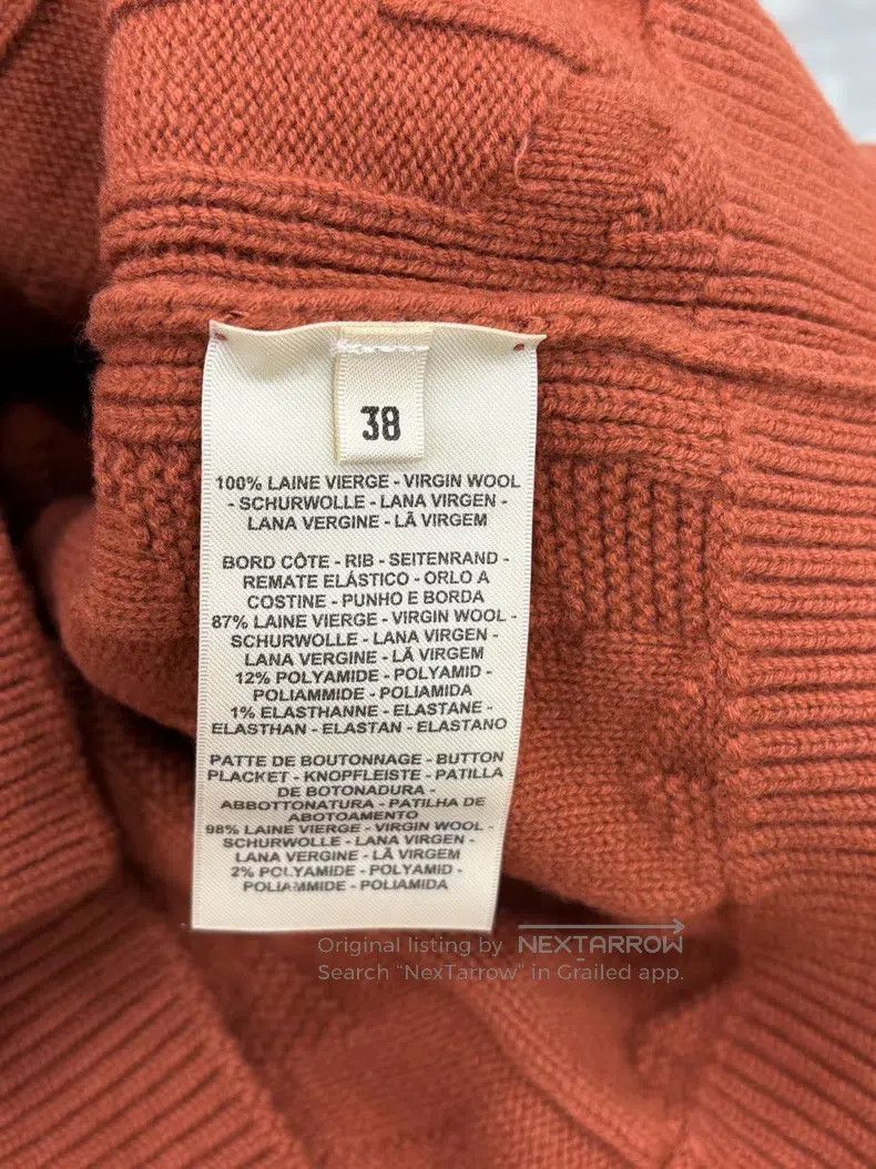 Hermes Hermes Spring/Summer 2025 'H' Pattern Solid Color Wool Kni Size XS / US 0-2 / IT 36-38 - 4 Thumbnail