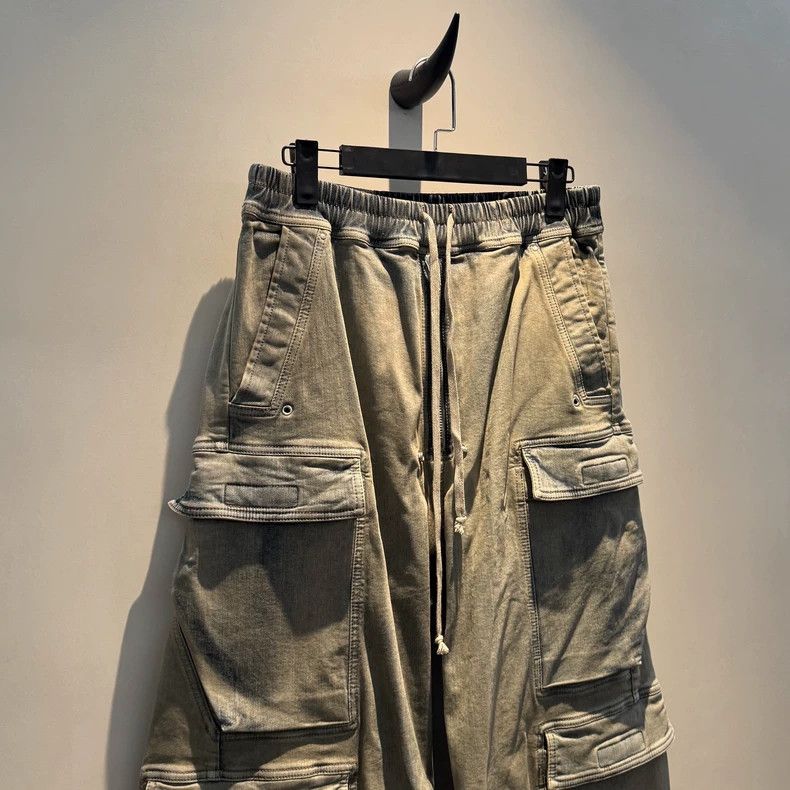 Rick Owens Rick Owens size m Denim Wash Blue Overalls Pocket Pants Size US 28 / EU 44 - 2 Thumbnail