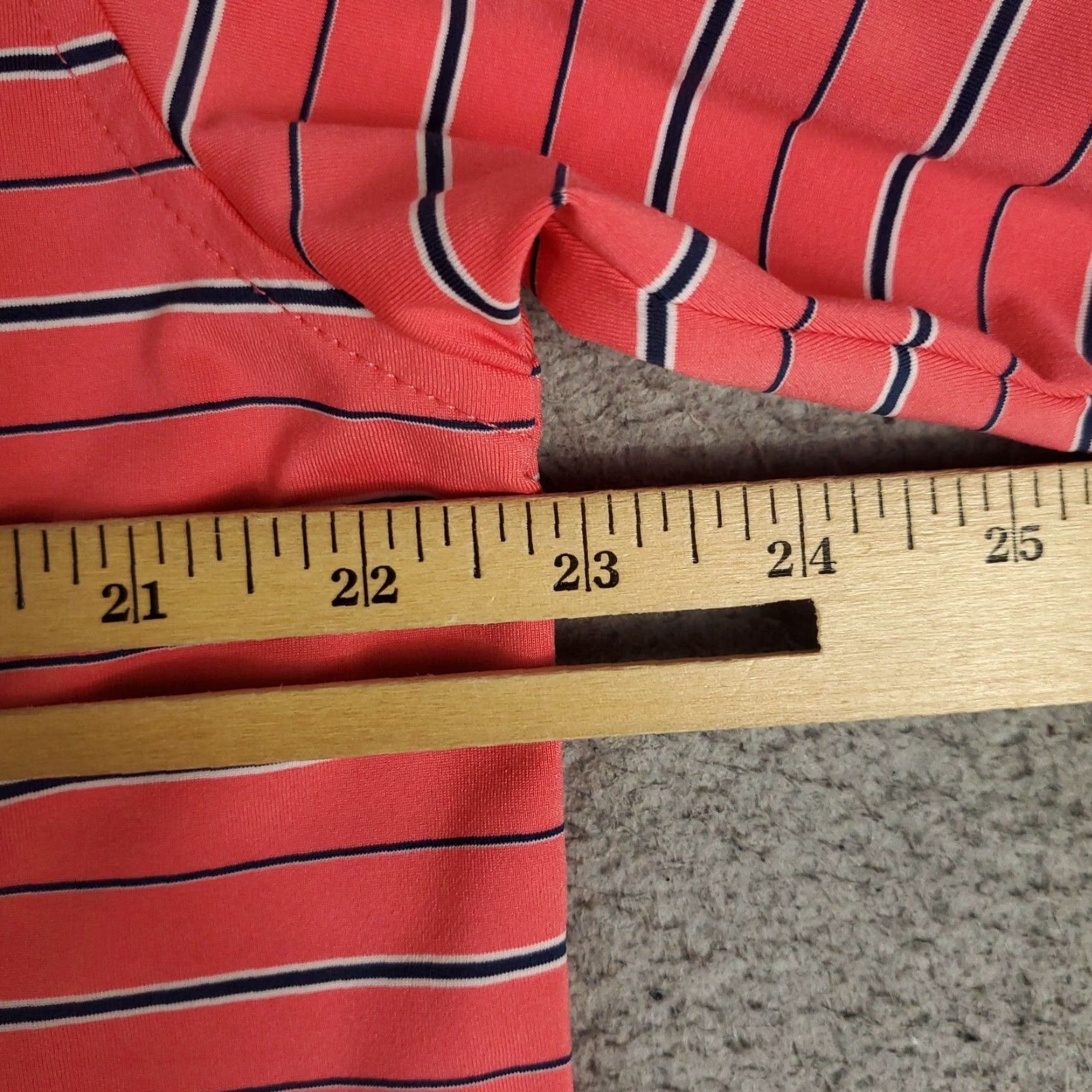 Peter Millar Peter Millar Polo Shirt Mens M Pink Striped Short Sleeve Collared Button Logo Golf Summer Comfort Size US M / EU 48-50 / 2 - 6 Thumbnail