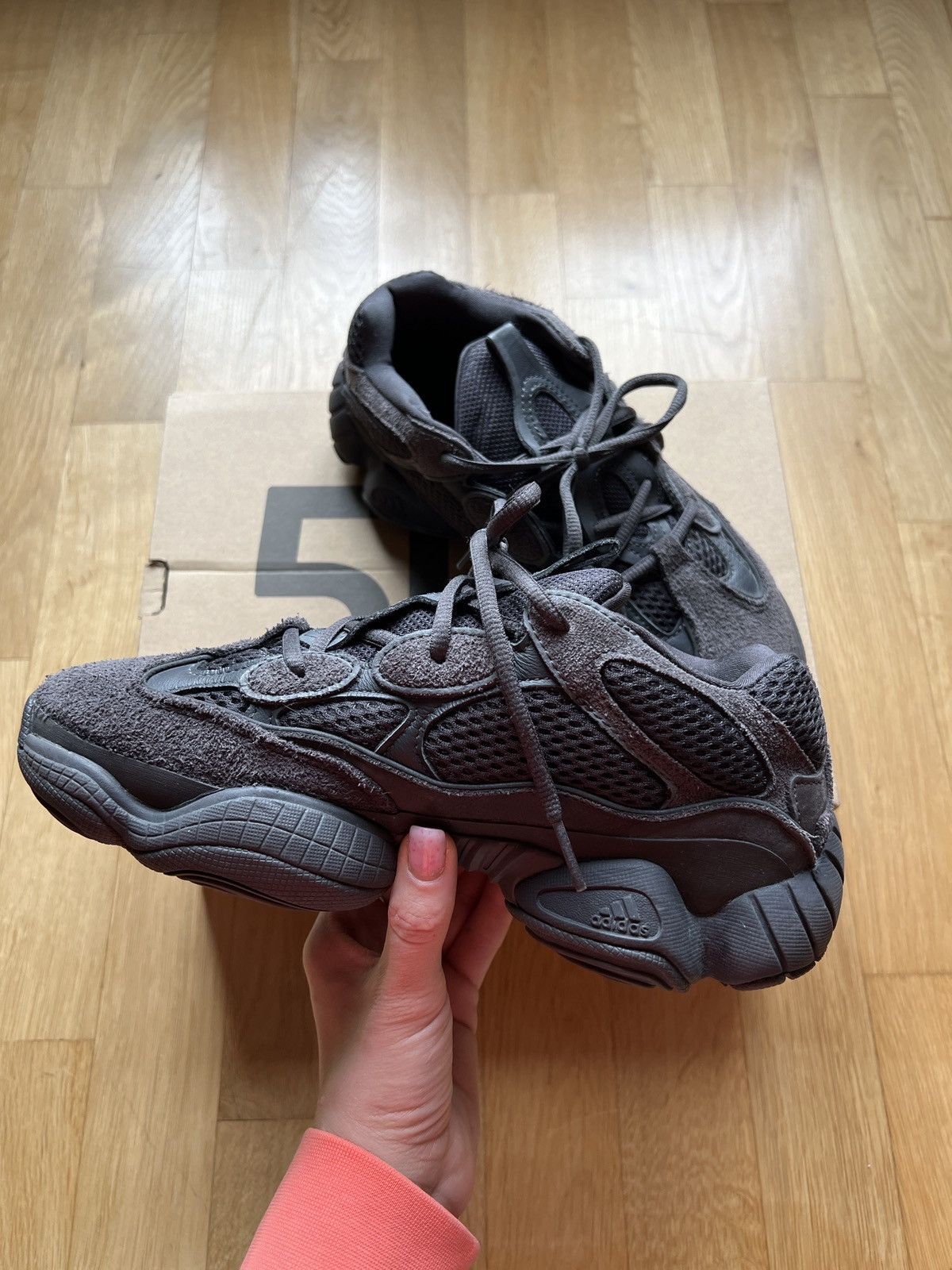 Yeezy Adidas yeezy boost 500 black sneakers Size US 7 / EU 40 - 9 Thumbnail