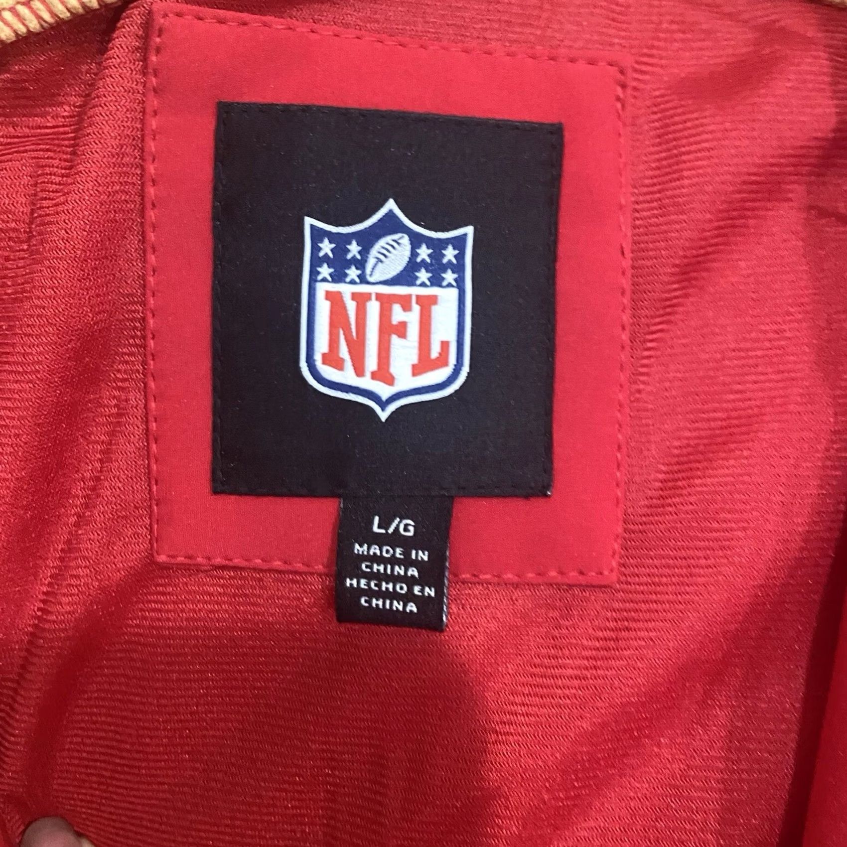 Layer 8 VINTAGE San Francisco 49ers MENS Jacket Water Resistant 3 Layer Soft Shell NWT Red L Mens Boys Womens Size US L / EU 52-54 / 3 - 7 Thumbnail