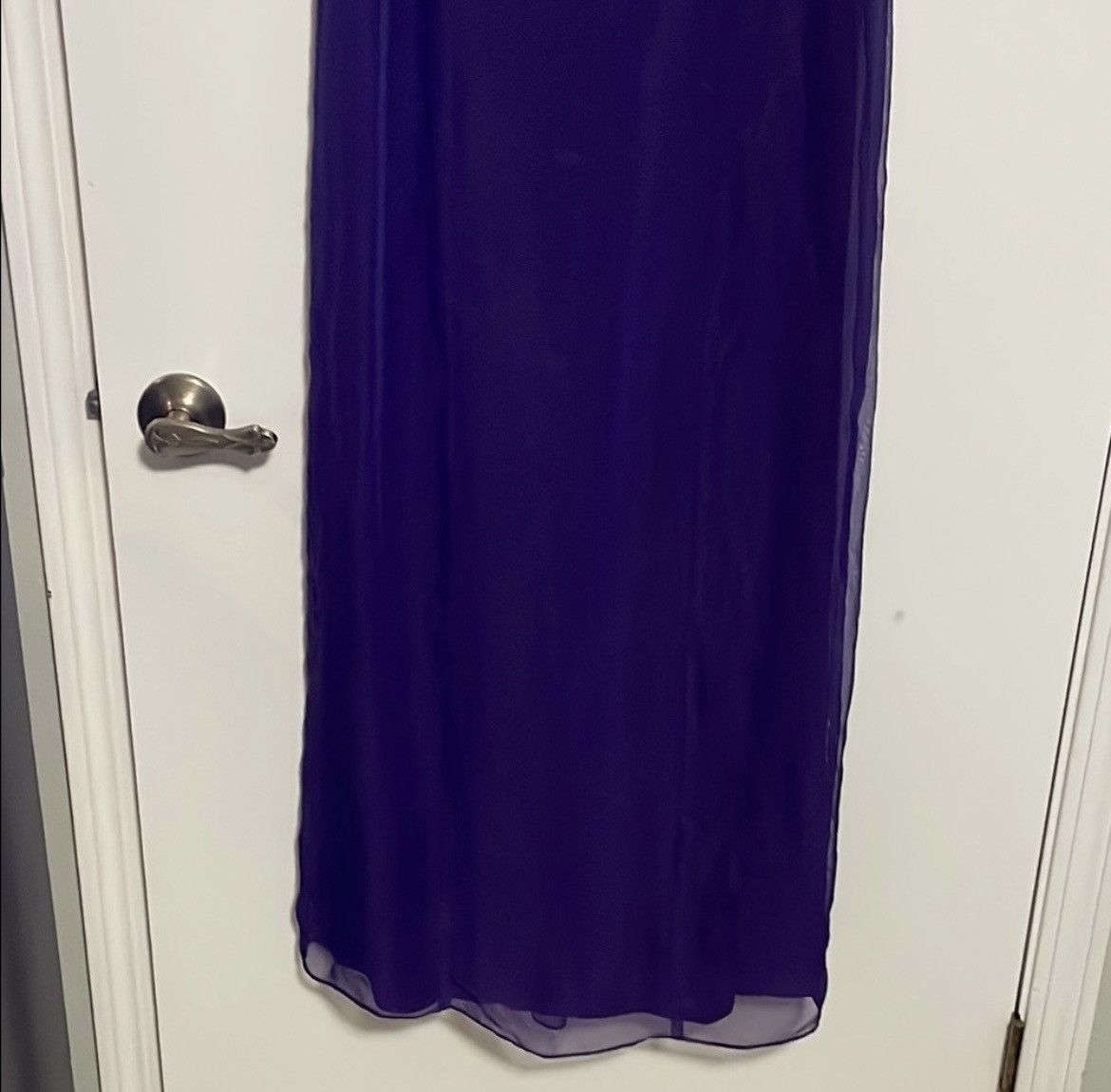 Other Purple Sleeveless V-Neck Maxi Dress Size M / US 6-8 / IT 42-44 - 2 Thumbnail