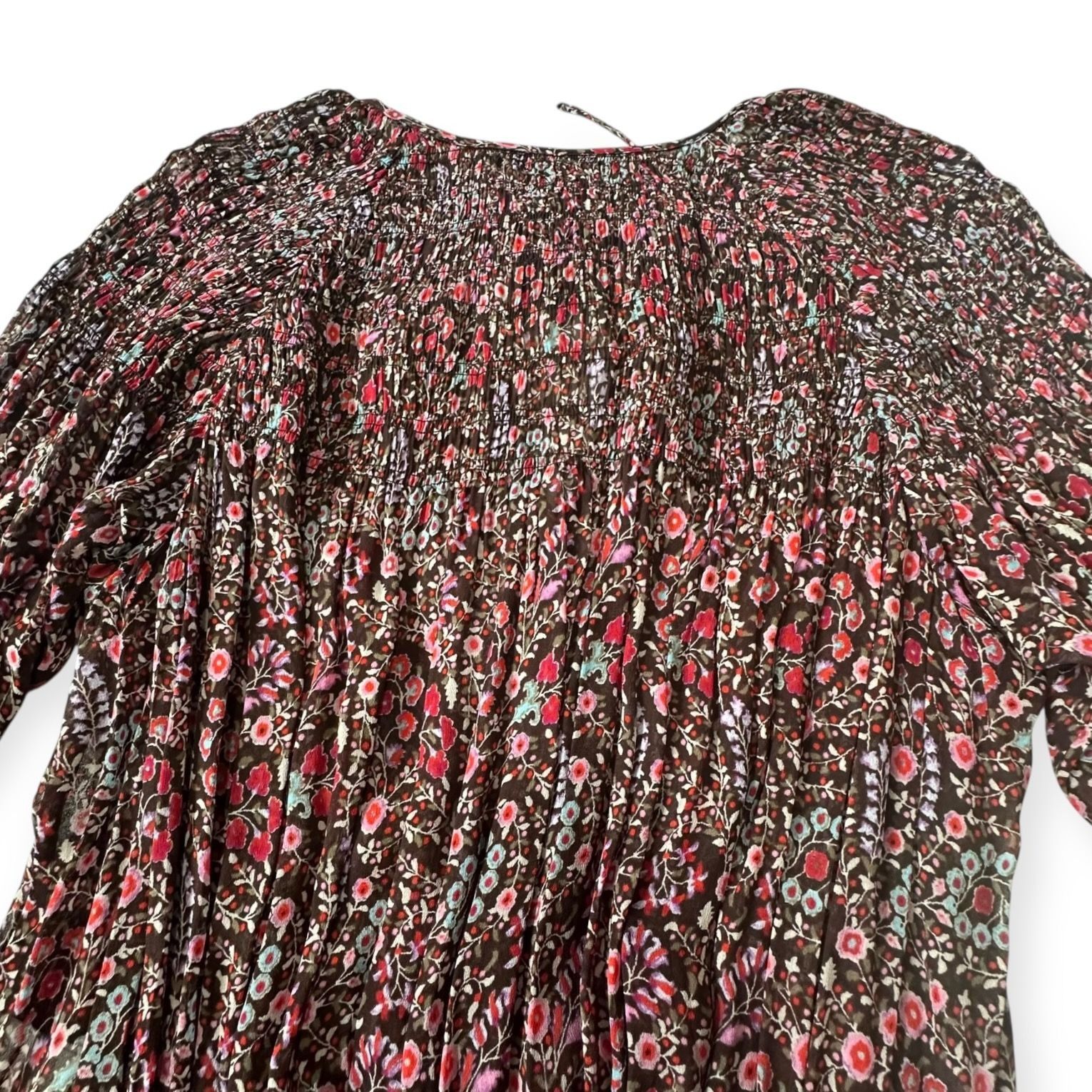 Isabel Marant Etoile Isabel Marant Étoile Noanne Floral Mini Dress Brown FR 34 NW Size XS / US 0-2 / IT 36-38 - 10 Thumbnail