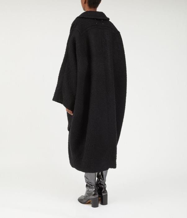 Maison Margiela o1bcso1str0526 Raw Cuffs Trench Coat in Black Size S / US 4 / IT 40 - 4 Thumbnail