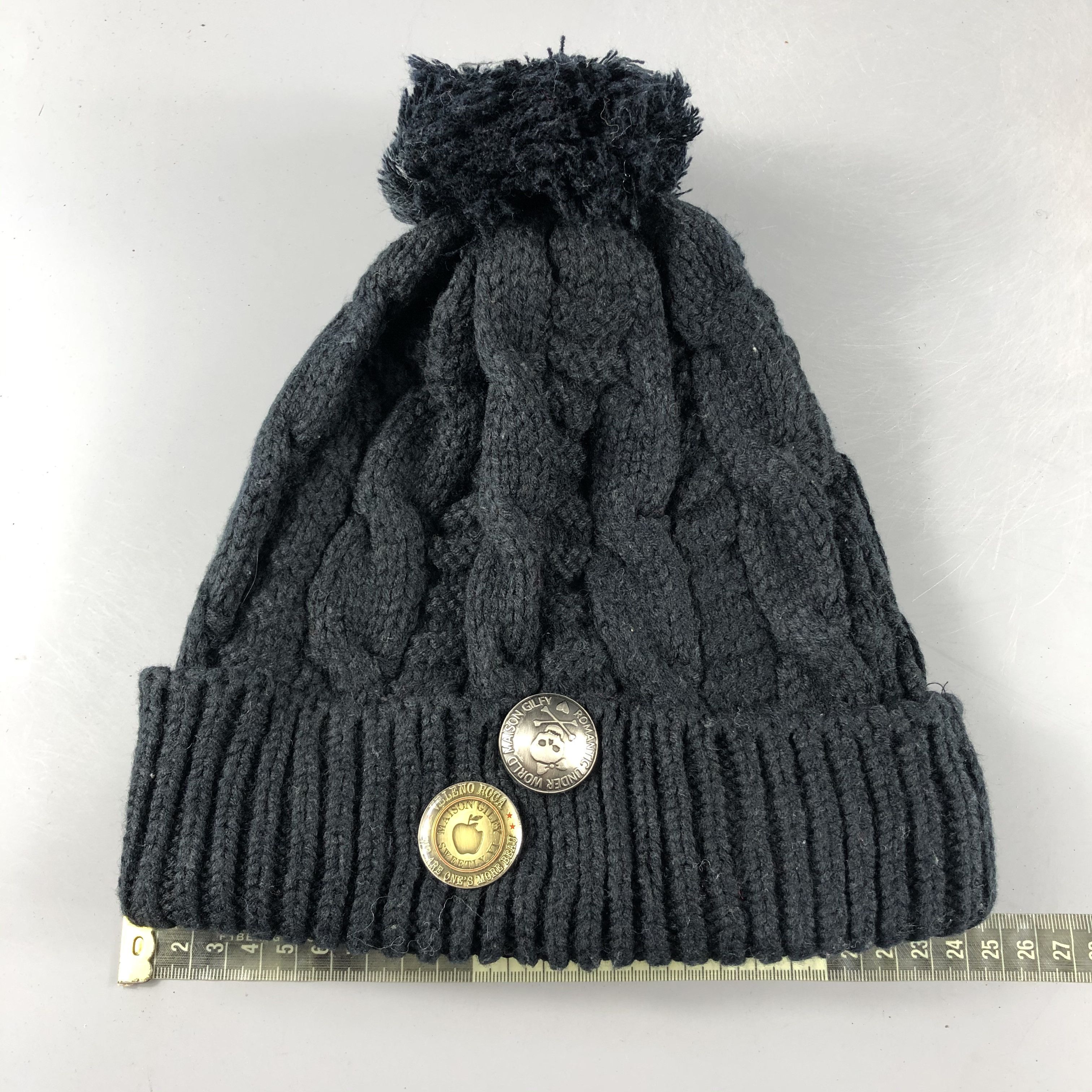 Vintage Maison Gilfy Knit Beanie Snow Hat Snow Cap -D592 Size ONE SIZE - 3 Thumbnail