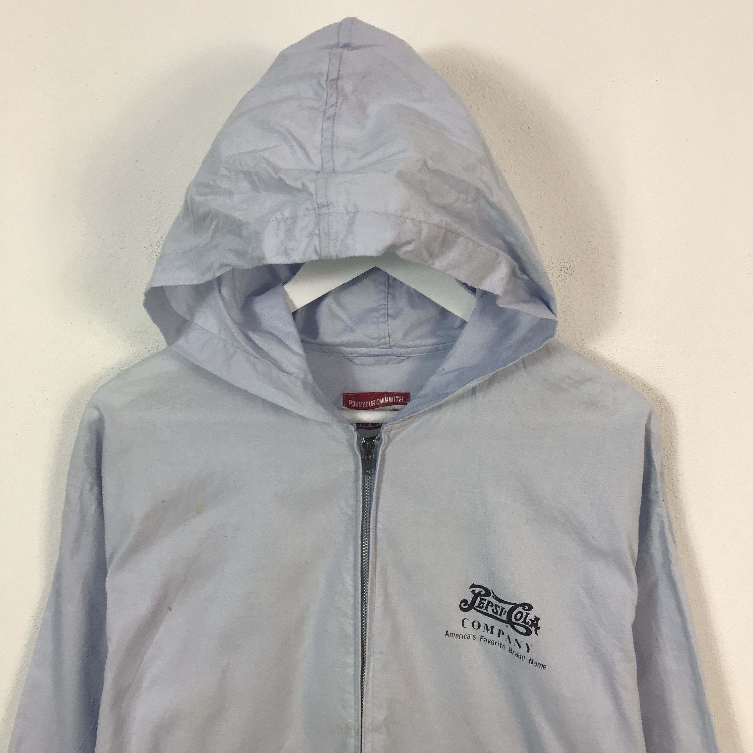 Coca Cola × Pepsi Pepsi-Cola Windbreaker Jacket Hoodie Size US M / EU 48-50 / 2 - 2 Thumbnail