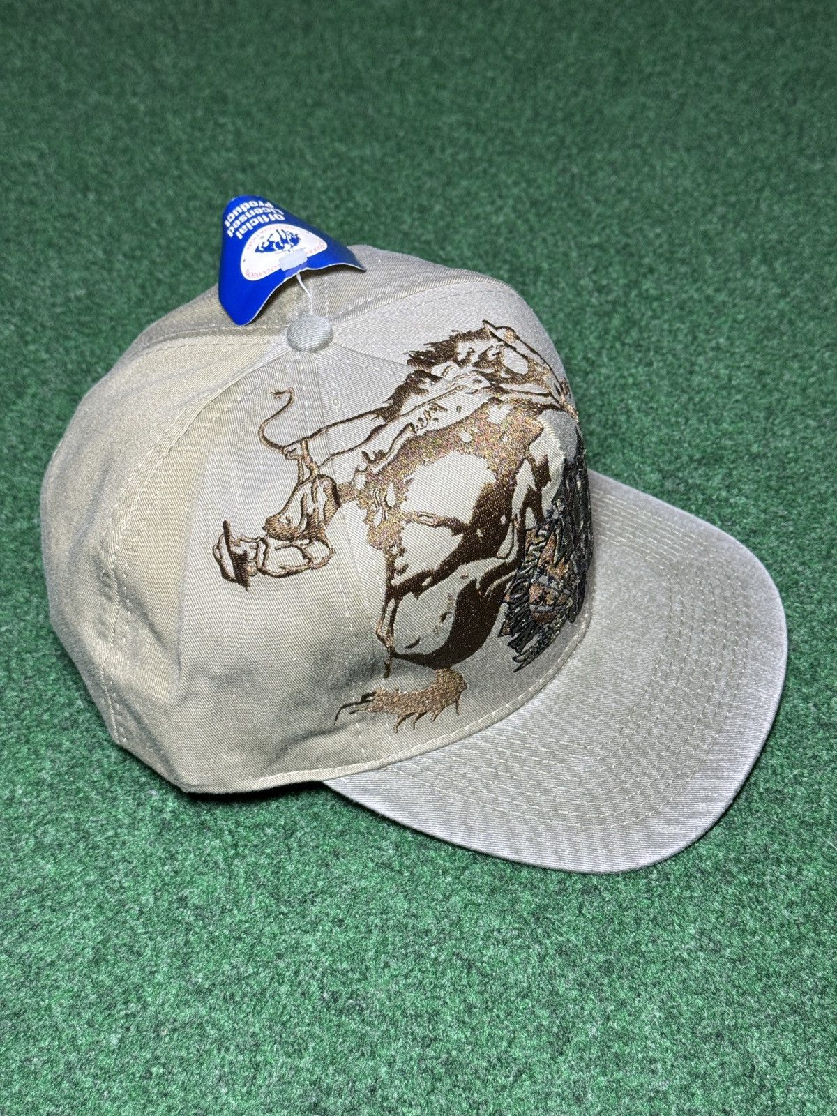 Vintage NFR National Finals Rodeo America NWT 90s Snapback Hat Size ONE SIZE - 4 Thumbnail