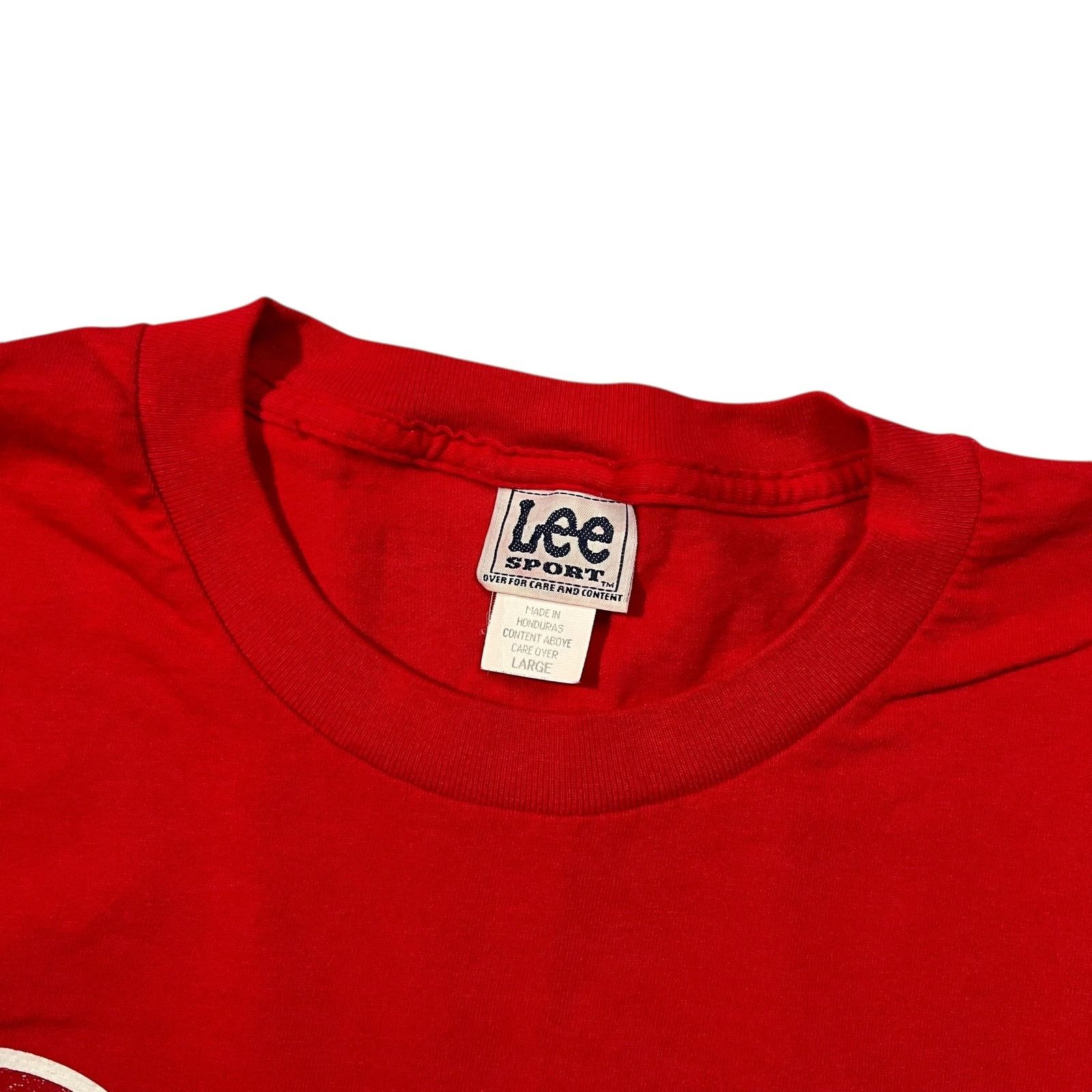 Lee × MLB × Vintage Vintage 90s Lee Philadelphia Phillies red tee (L) Size US L / EU 52-54 / 3 - 6 Thumbnail