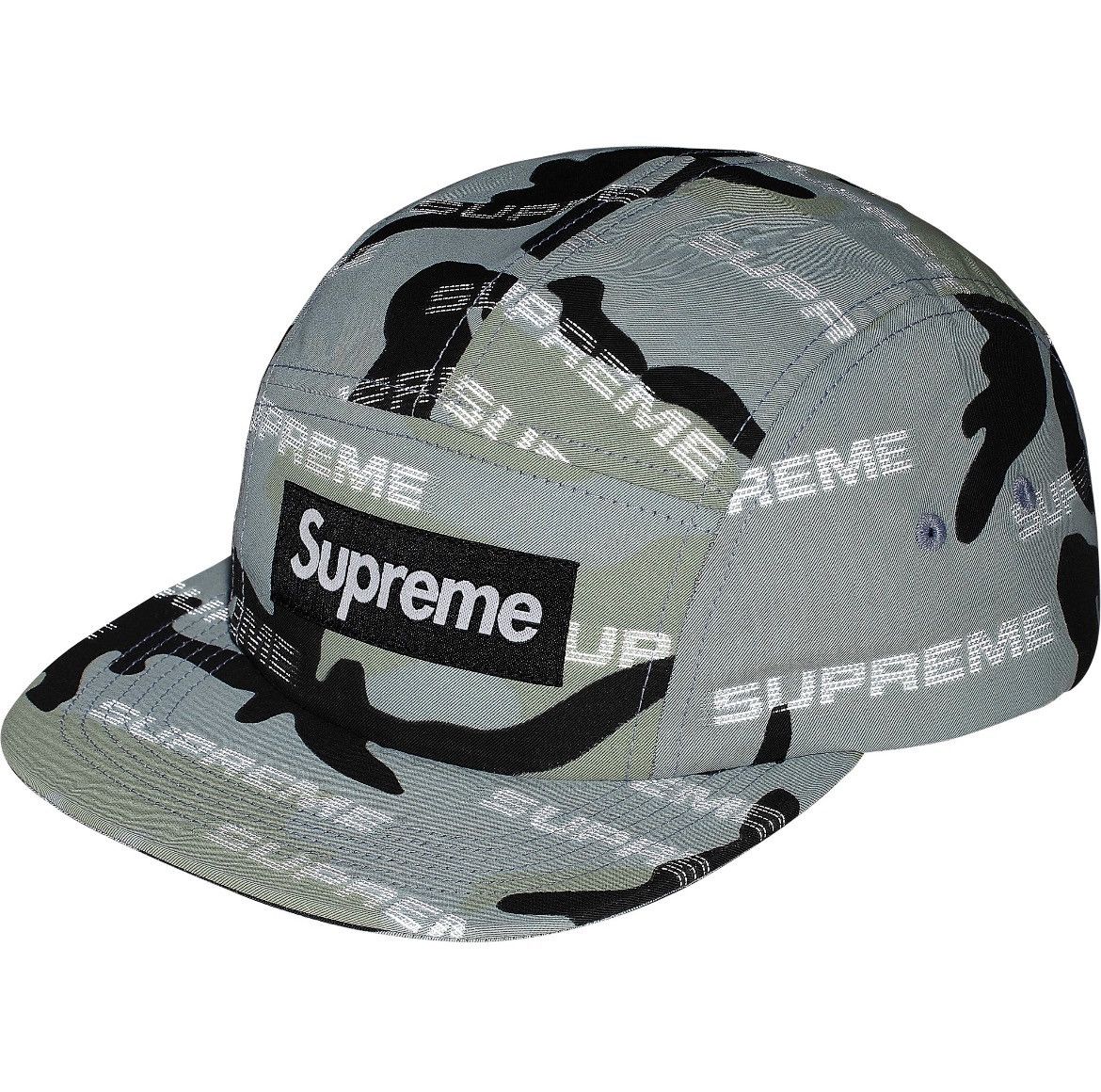 Supreme Supreme Reflective Jacquard Camp Cap Artic Camo FW24 Size ONE SIZE - 2 Thumbnail
