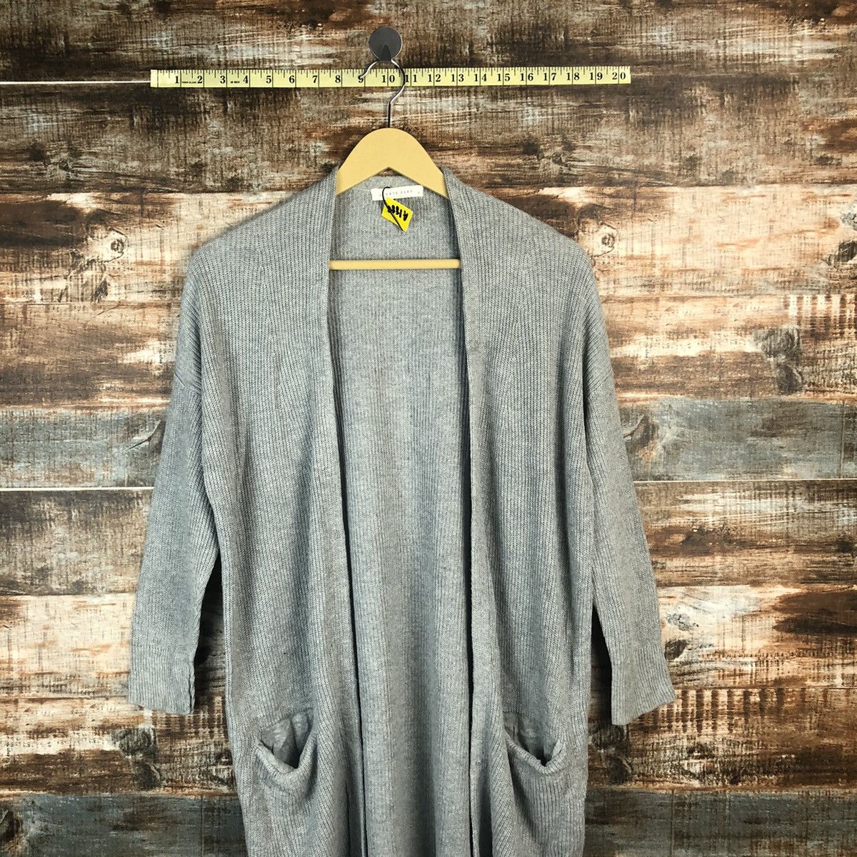LOWRYS FARM Lowyrs Farm Grey long Cardigan Knitwear #A1886 Size M / US 6-8 / IT 42-44 - 2 Thumbnail