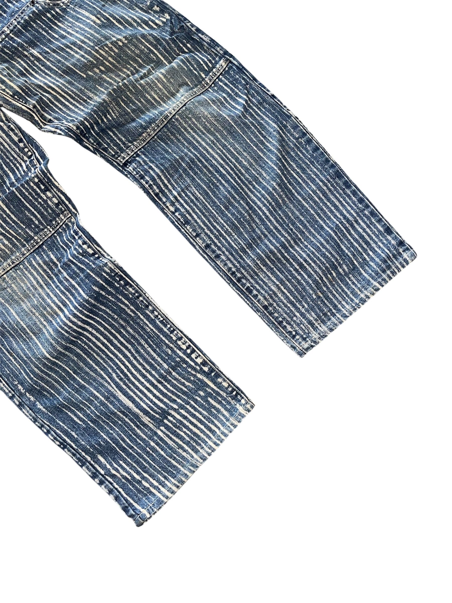 JNCO × Jordan Brand × Vans Vtg 90s Vans Jord Wide Leg Baggy Double Pocket Knee Lines Size US 34 / EU 50 - 4 Thumbnail