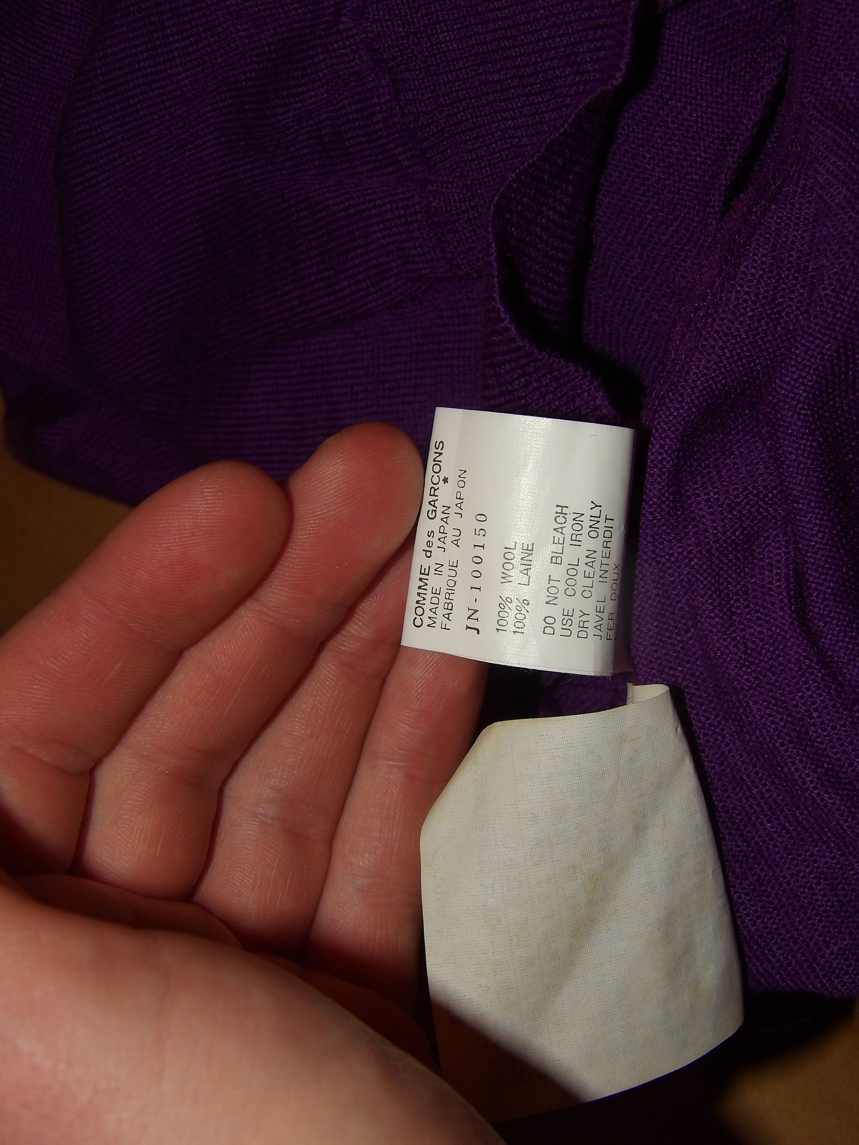 Comme des Garcons A/W 1995 Junya Watanabe Comme des Garcons Purple Knit Size S / US 4 / IT 40 - 7 Thumbnail
